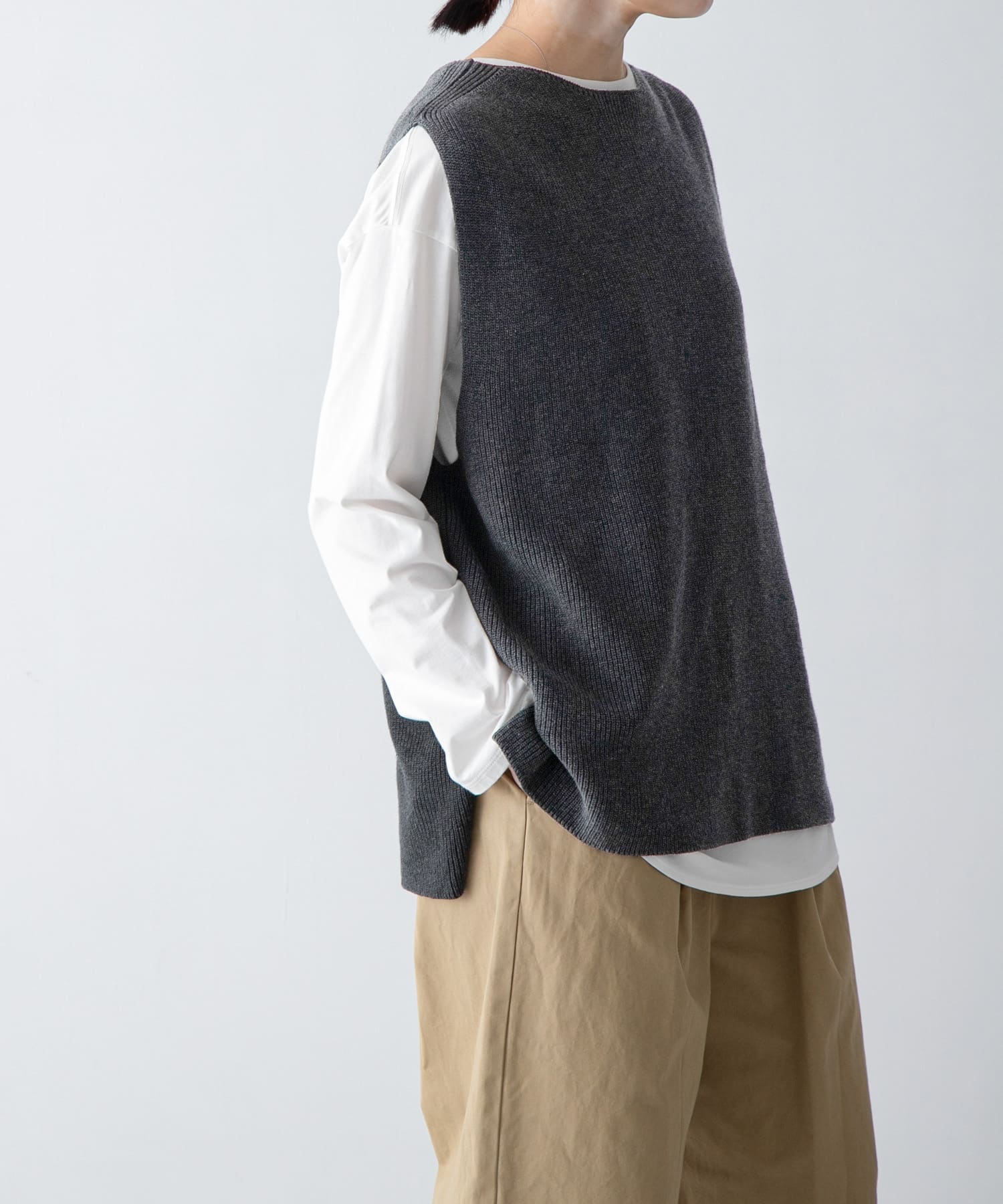 かぐれ　ニットベスト かぐれ（カグレ）の「ペルーニットベスト（ベスト）」 - WEAR