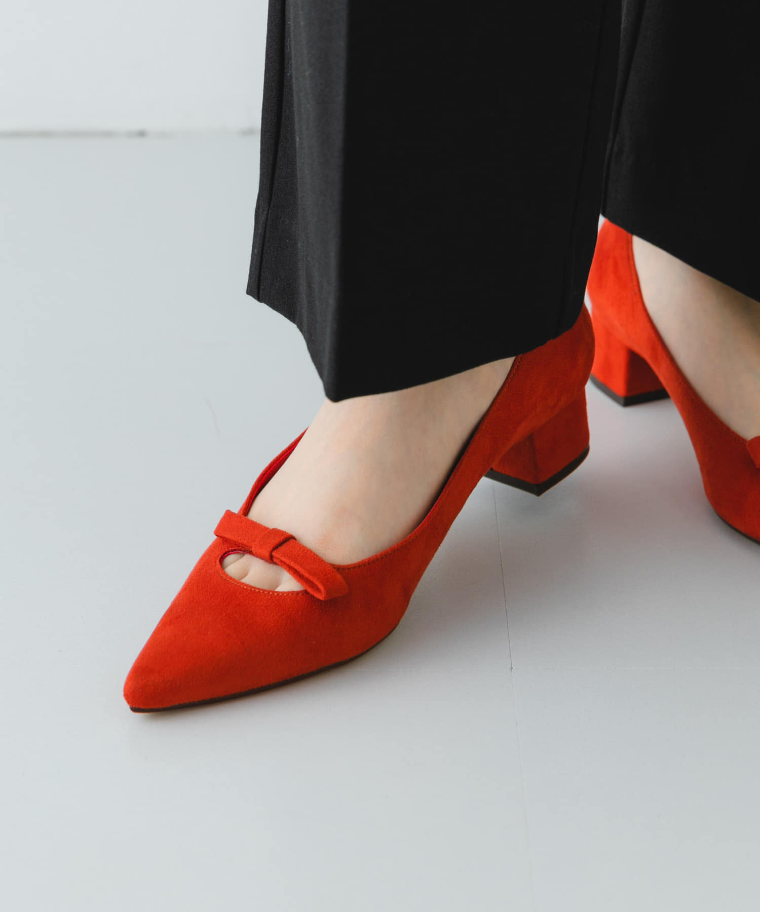 RODE SKO パンプス 「MADE IN JAPAN」チャンキーヒールリボンパンプス レディース : ZOZOTOWN Yahoo!店 - 通販  - Yahoo!ショッピング