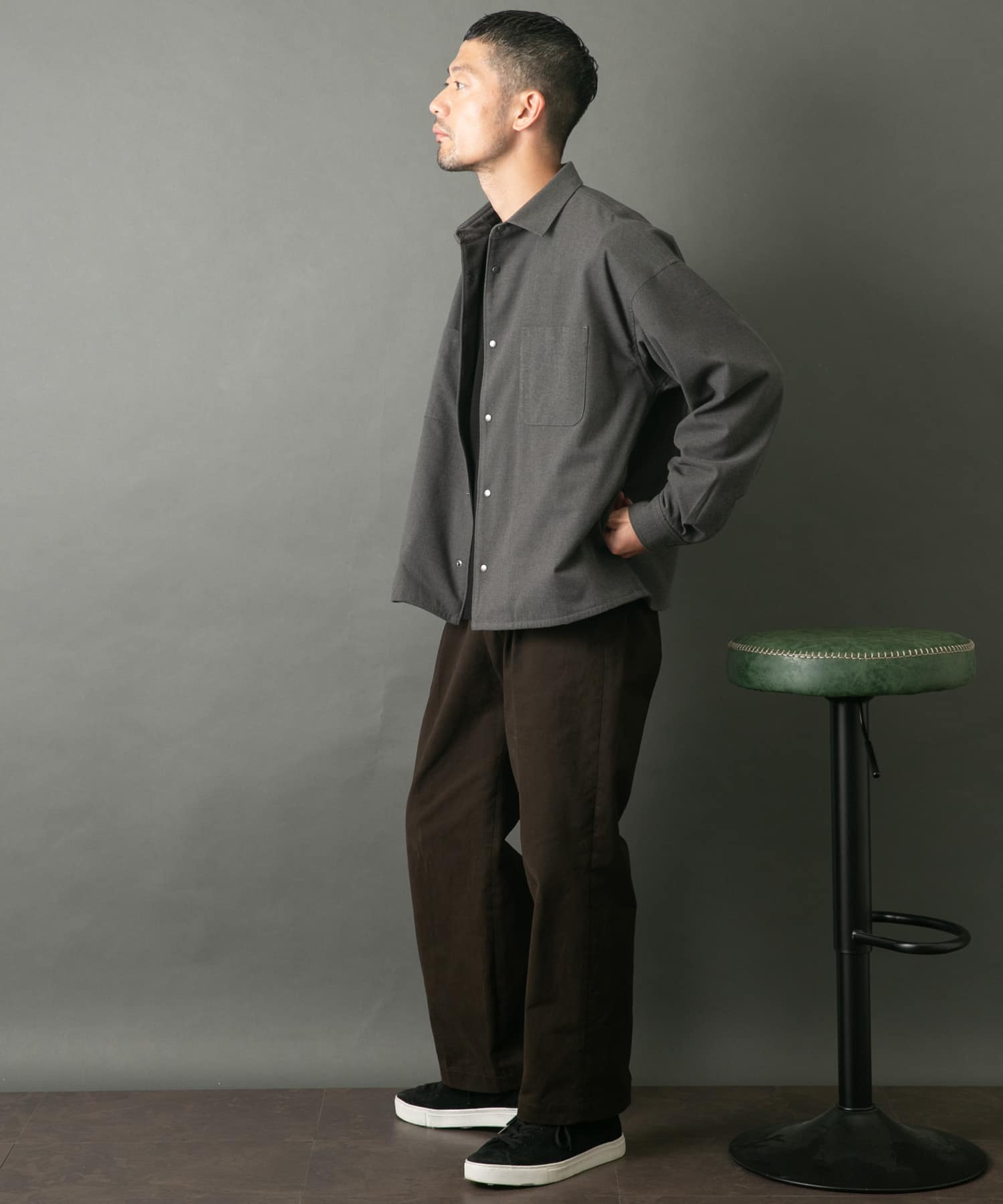 WEB限定』ウールライクCPOシャツブルゾン[RA47-17M006]｜URBAN