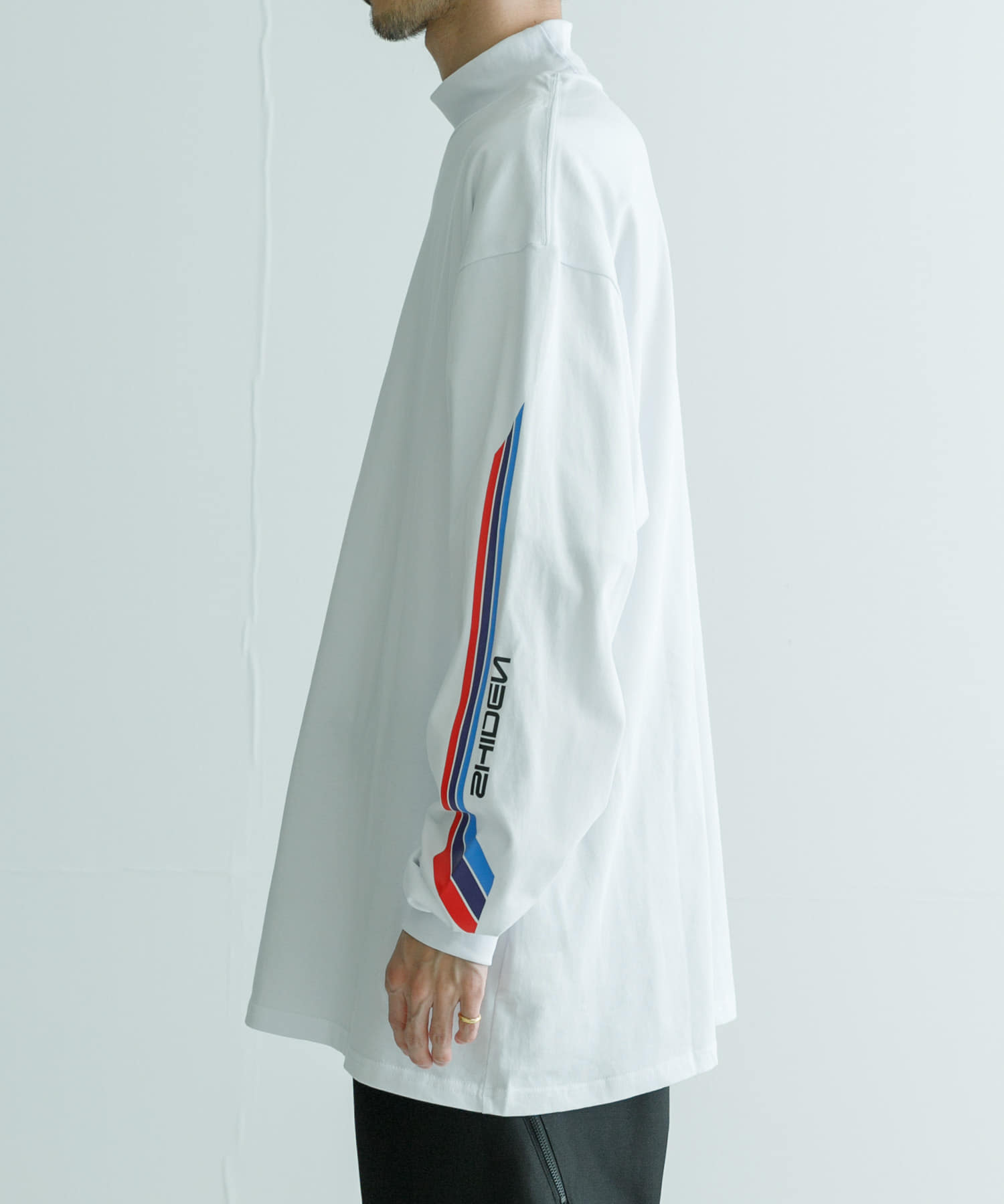 SHIDEN Long-Sleeve High Neck T-shirts[UM46-PU723]｜URBAN