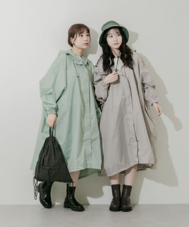 『WEB限定』because　Mods Poncho