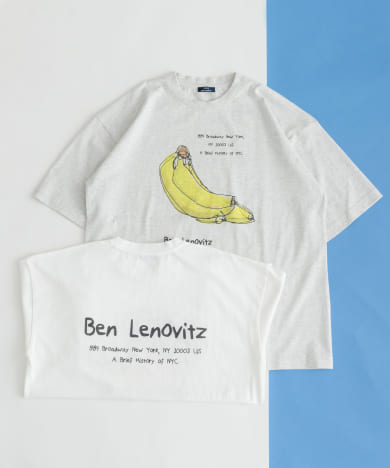 BEN LENOVITZ Fruit Print T-shirts