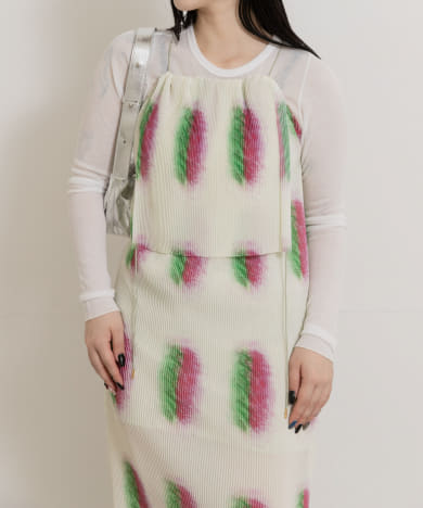 Jens　UNDER HALTER DRESS-PRINT