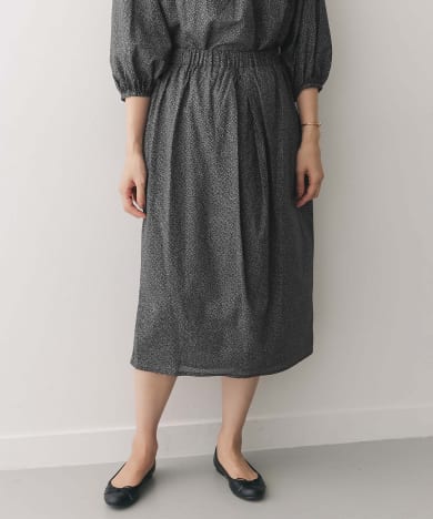 mizuiro-ind×DOORS　別注 front tucked skirt