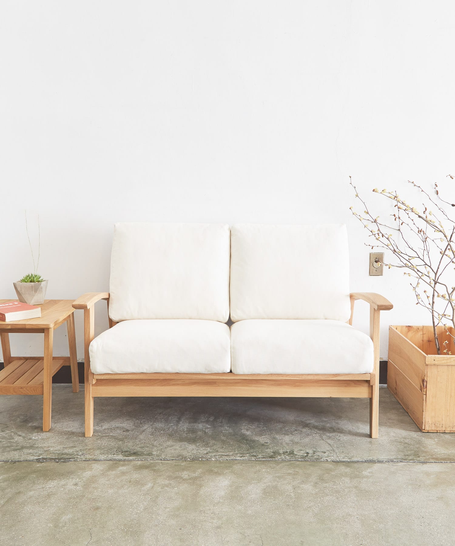 BOTHY Canvas Sofa 2P オーク無垢材[URF-CVSF2P]｜URBAN RESEARCH公式