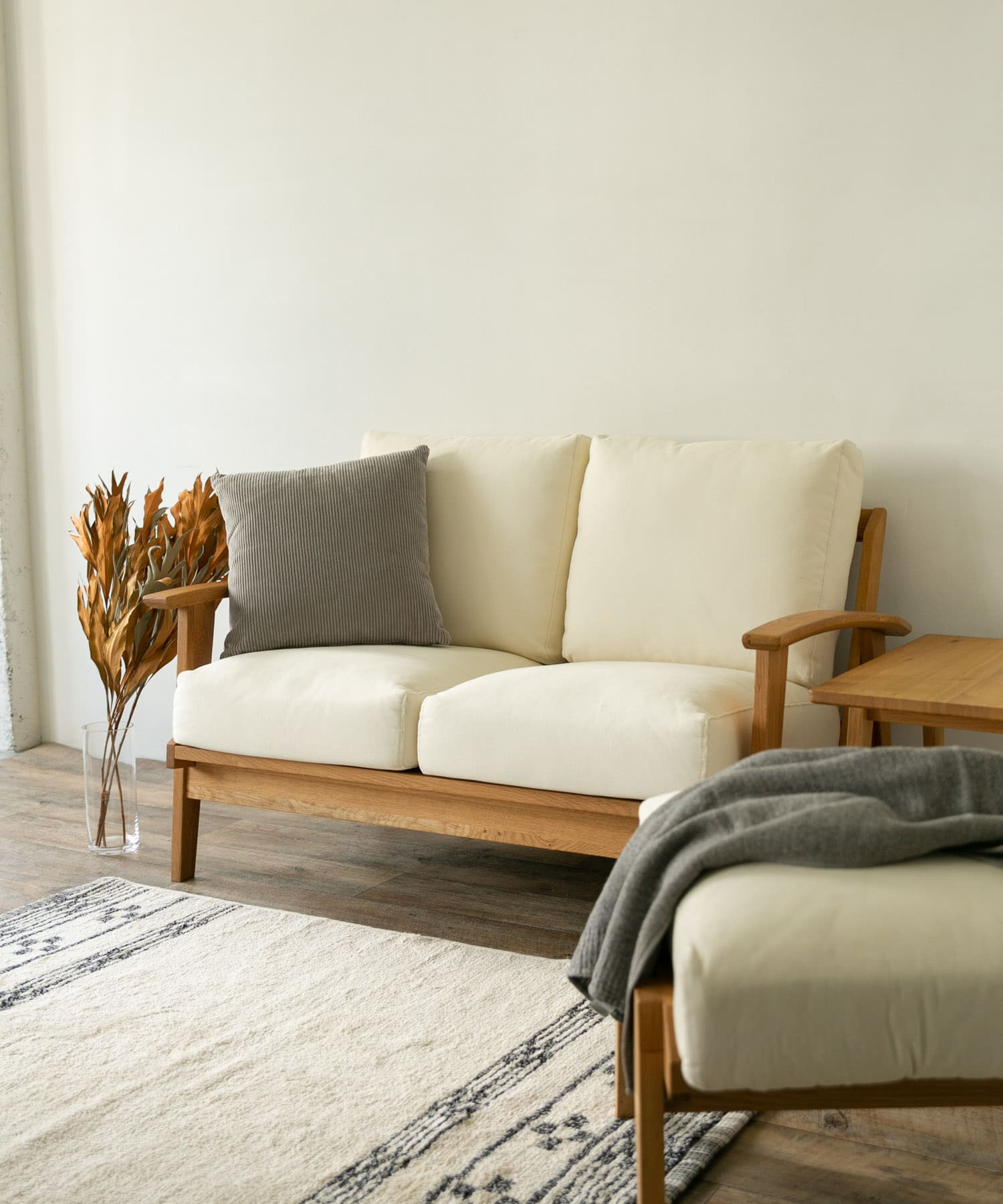 BOTHY Canvas Sofa 2P オーク無垢材[URF-CVSF2P]｜URBAN RESEARCH公式