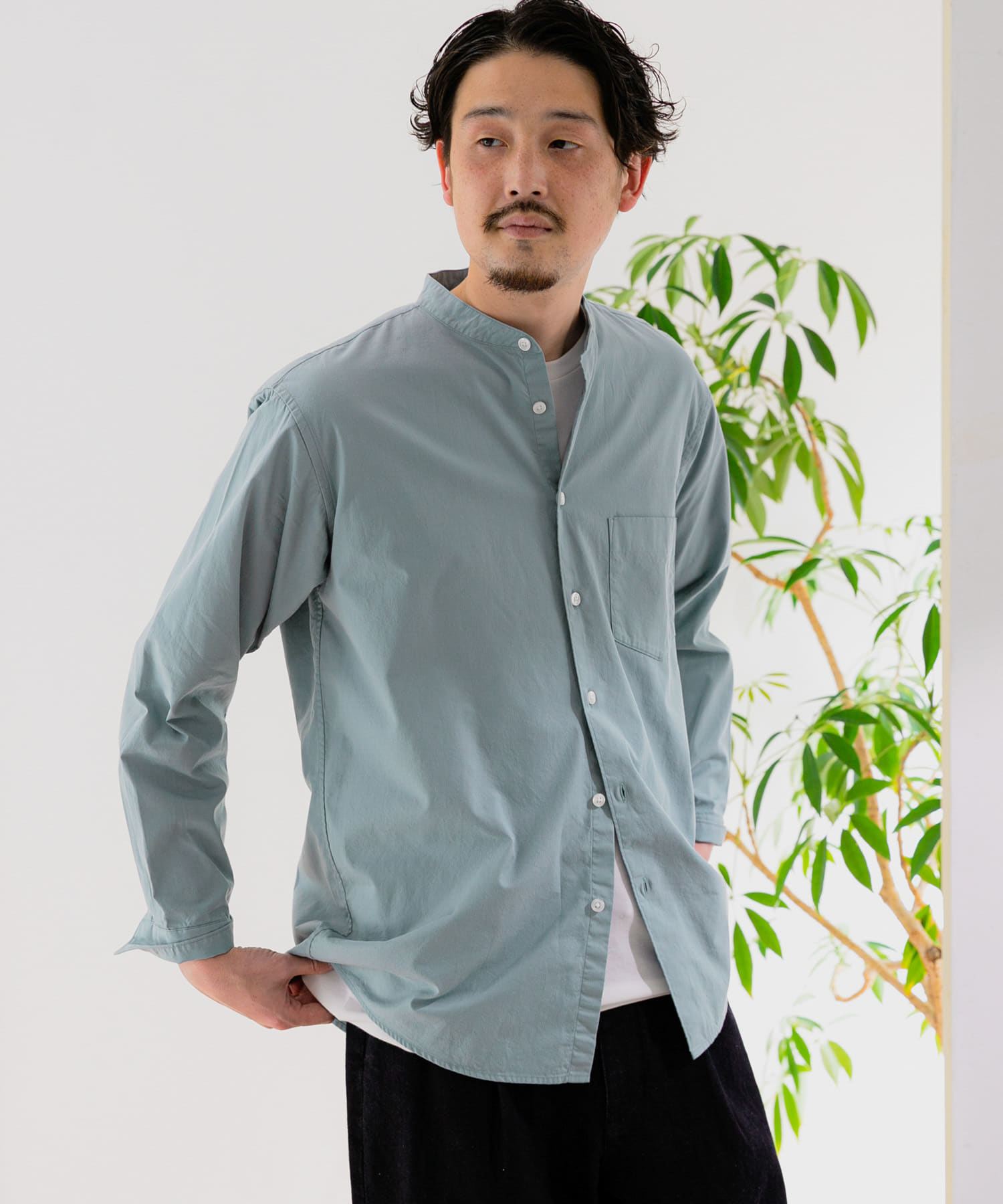 ライトオックスバンドカラーシャツ[DR14-13Y405]｜URBAN RESEARCH公式 