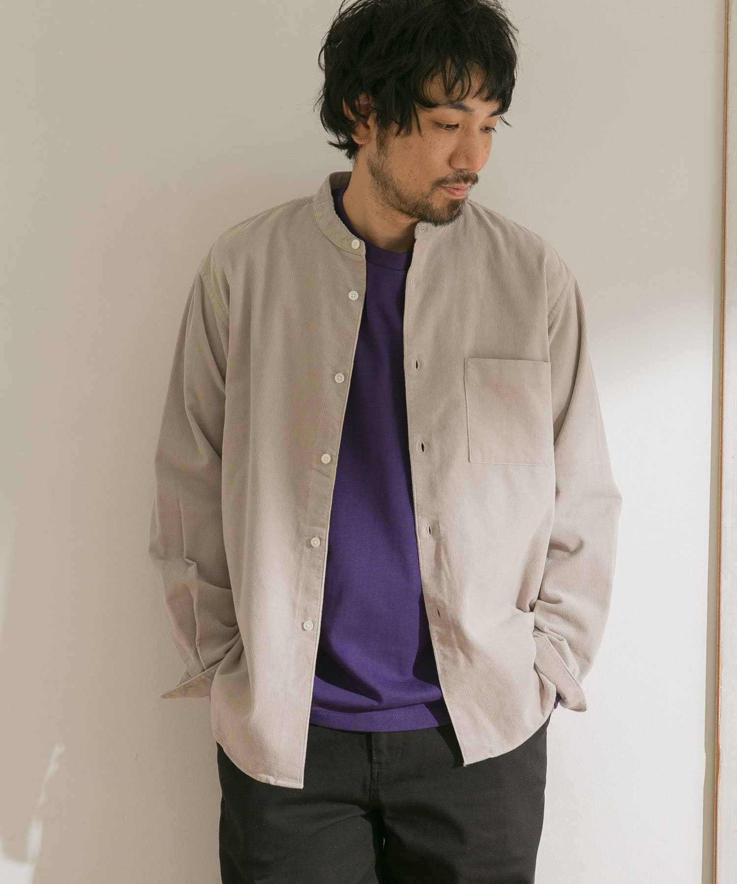 コーデュロイバンドカラーシャツ[DR17-13Y701]｜URBAN RESEARCH公式
