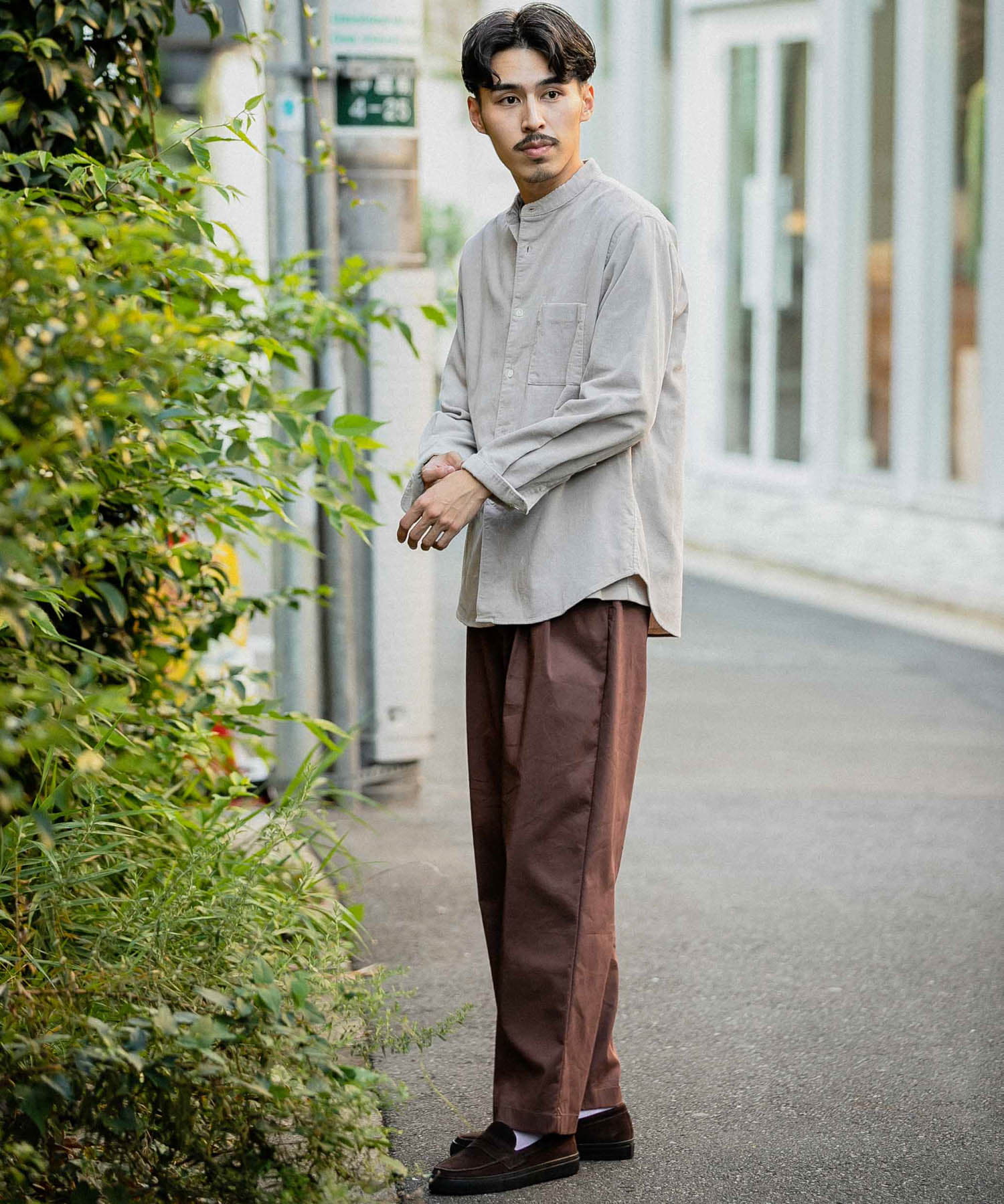 コーデュロイバンドカラーシャツ[DR17-13Y701]｜URBAN RESEARCH公式