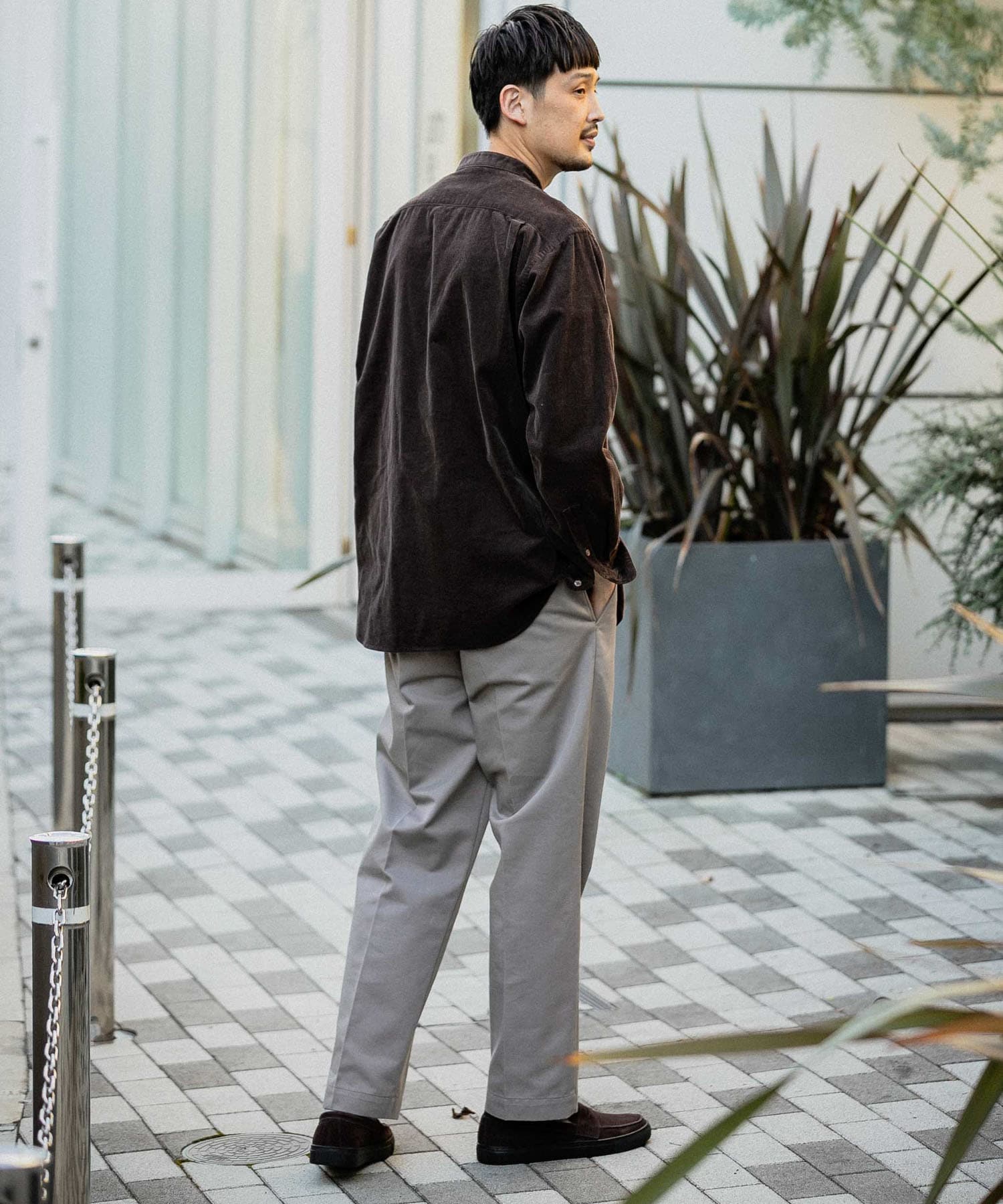 コーデュロイバンドカラーシャツ[DR17-13Y701]｜URBAN RESEARCH公式ファッション通販