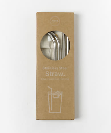 mana. ORGANIC LIVING　ステンレス製ストロー