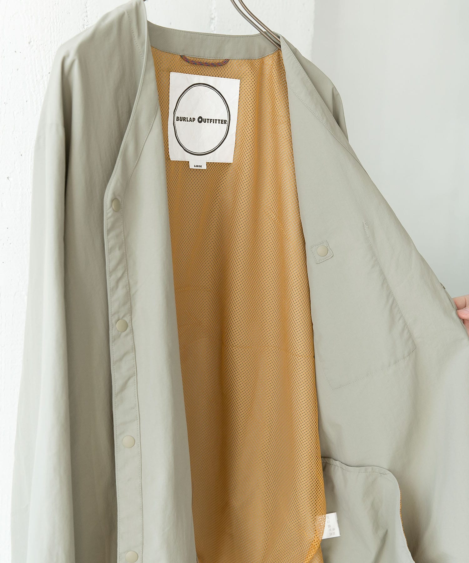別注』BURLAP OUTFITTER×DOORS SupplexNylonCARDIGAN2[DR24-17J408