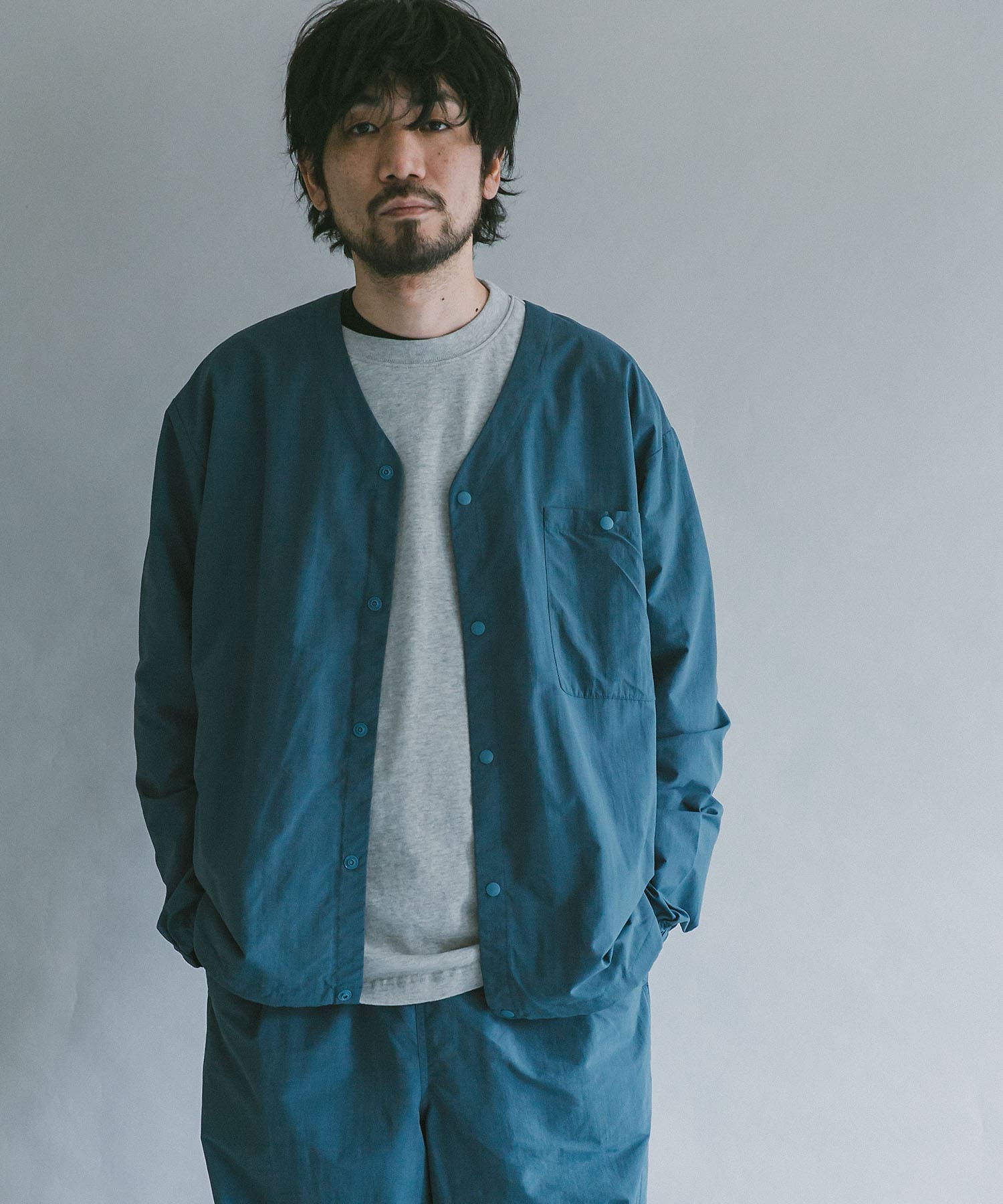 別注』BURLAP OUTFITTER×DOORS SupplexNylonCARDIGAN2[DR24-17J408 