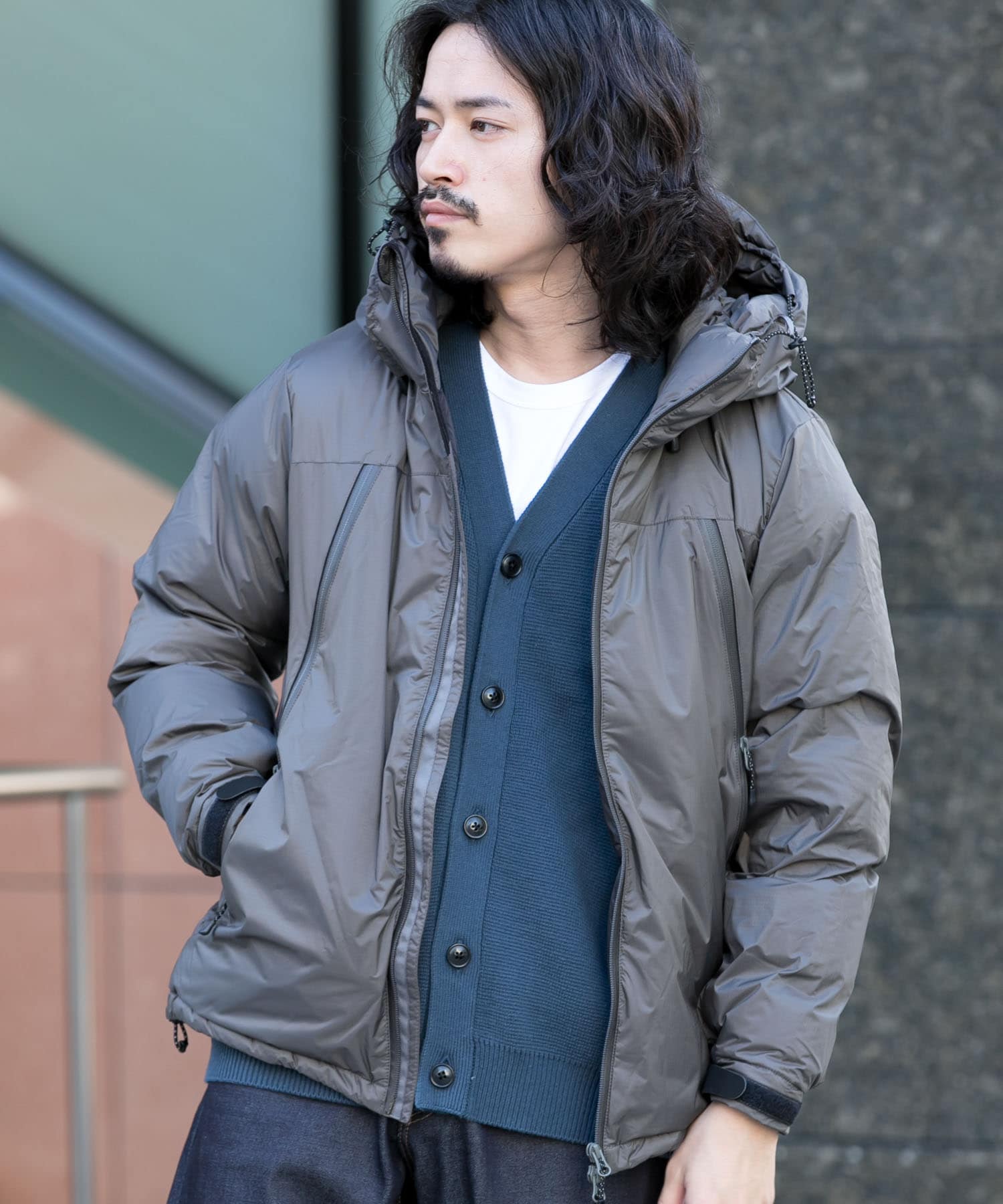 美品NANGA×URBAN RESEARCH AURORA 3LAYER ダウン-