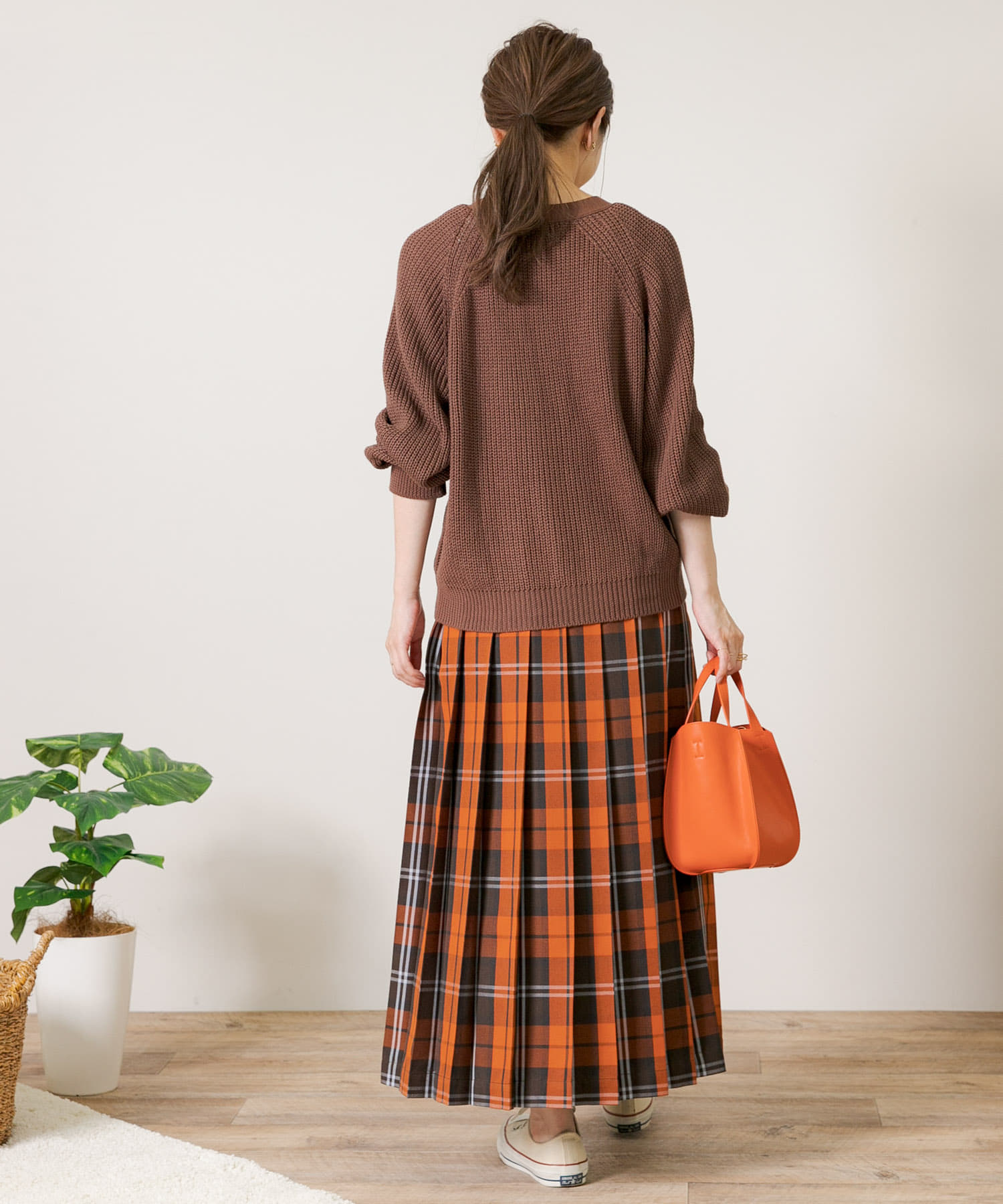 URBANRESEARCHSonnyLabelチェックプリーツイージースカート3