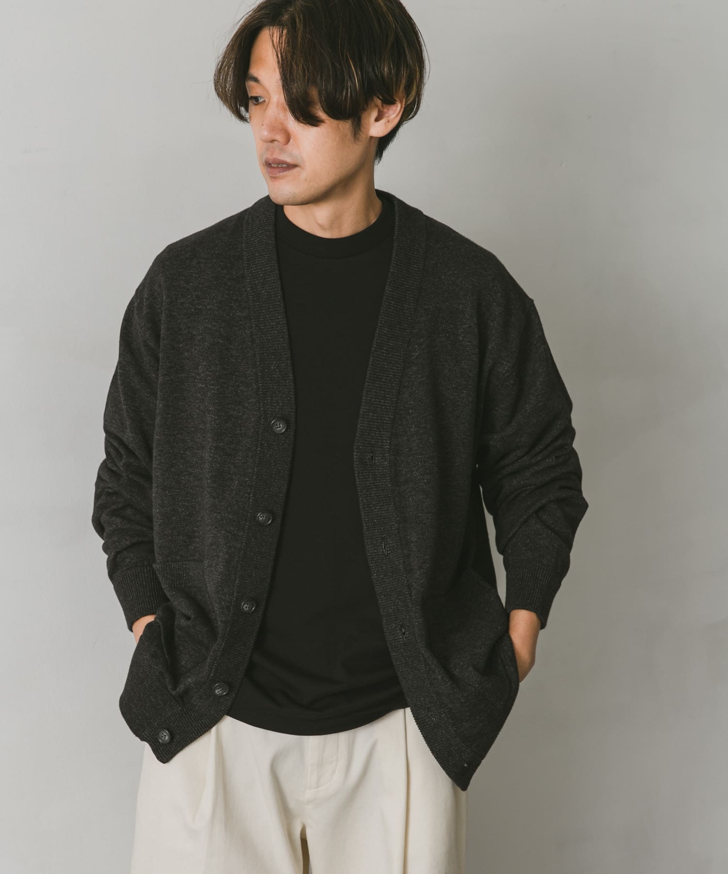 インディゴライクニットカーディガン - organicfarmermag.com セールクリアランス ☆即完売☆#Mediam 2way zip knit ニットガーディガン ニット/セーター