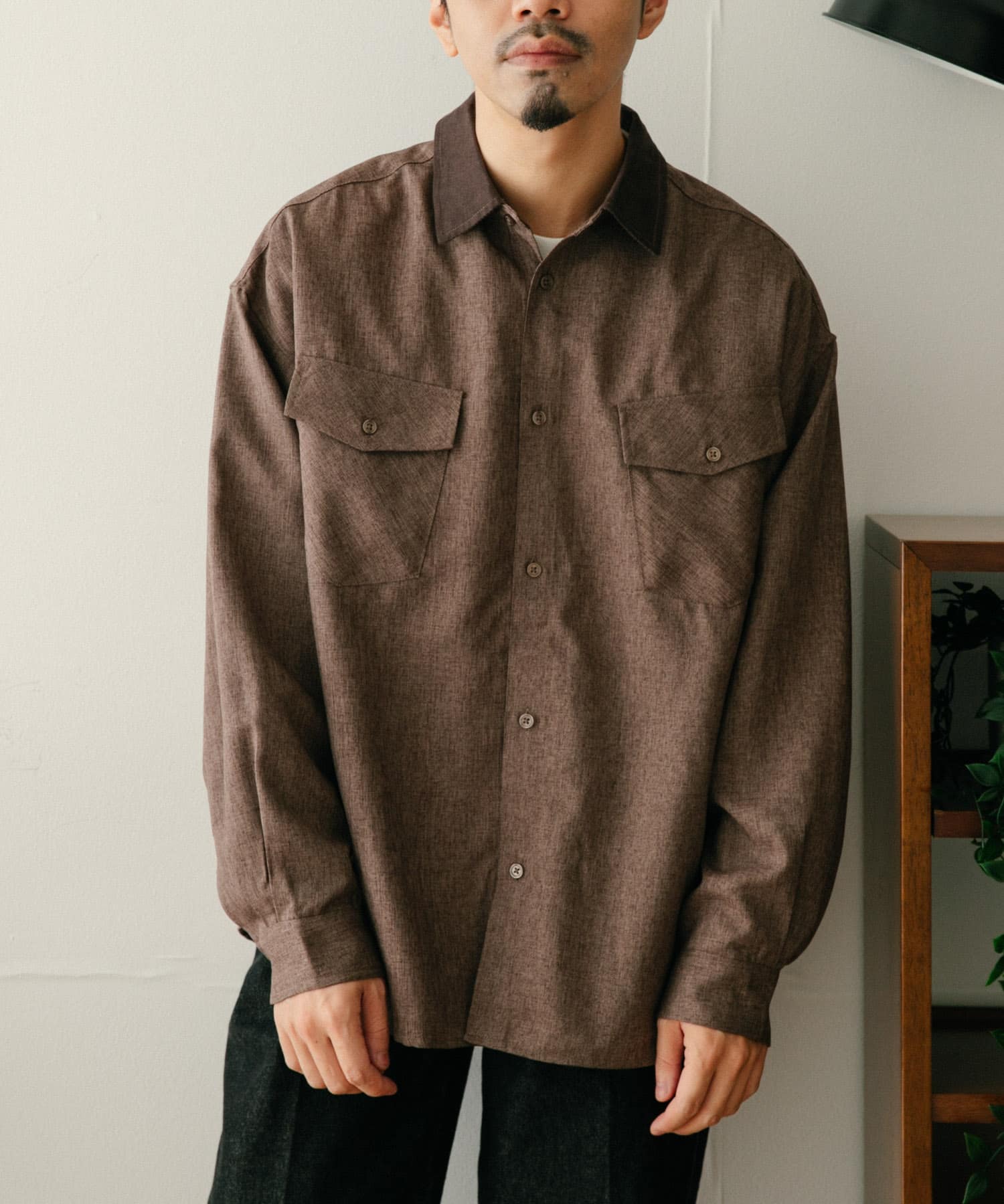 衿コーデュロイ ポリツイルシャツ[IT26-13A009]｜URBAN RESEARCH公式ファッション通販