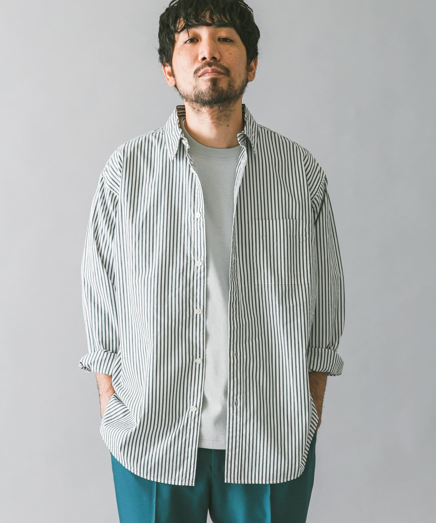 Sサイズ/WEB限定』ライトオックスストライプレギュラーカラーシャツ[DR26-13X606]｜URBAN RESEARCH公式ファッション通販