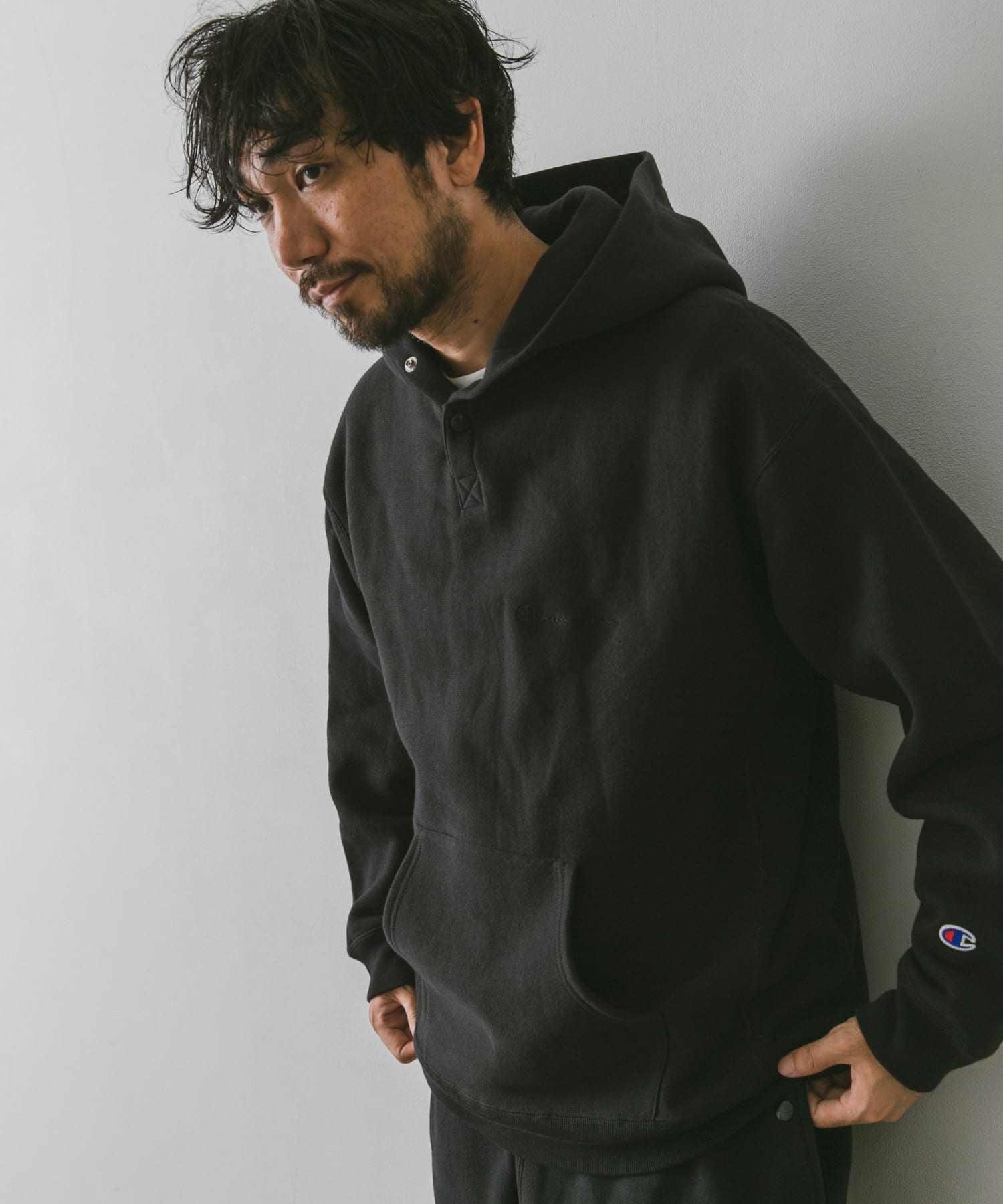 チャンピオン パーカー フーディー DOORS別注 グレー M | www 