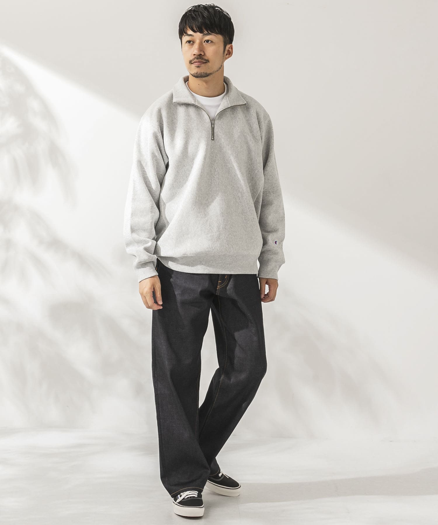 25周年別注』Champion×UR 11.5OZ HALF ZIP SWEAT[C8-W020-UM26]｜URBAN ...