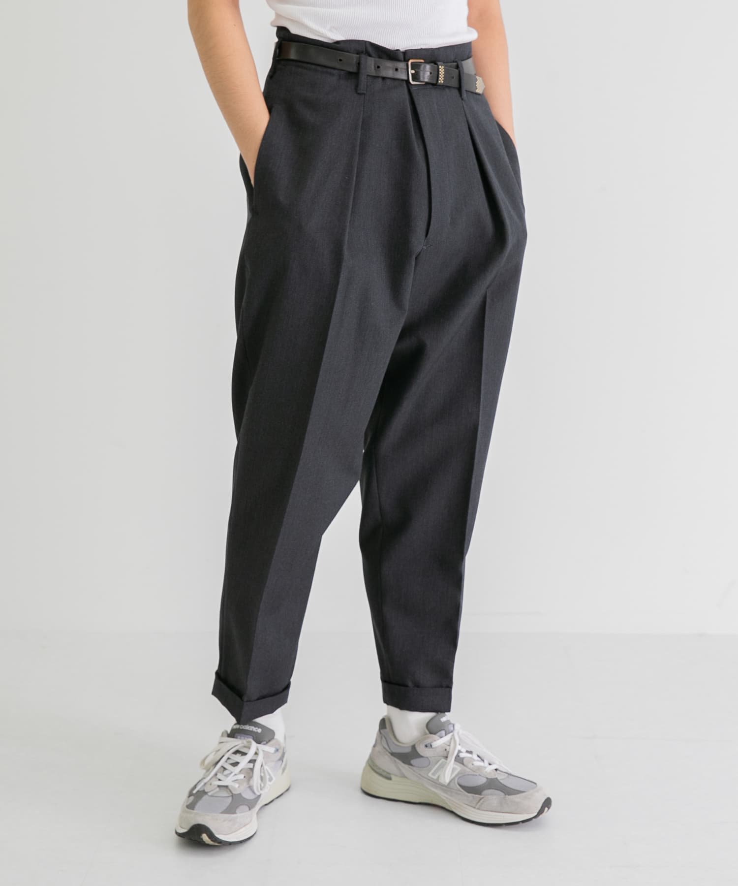 『別注』ZUBON×URBS 1Tuck Wide Tapered Trouser[ZBM22AWP1 