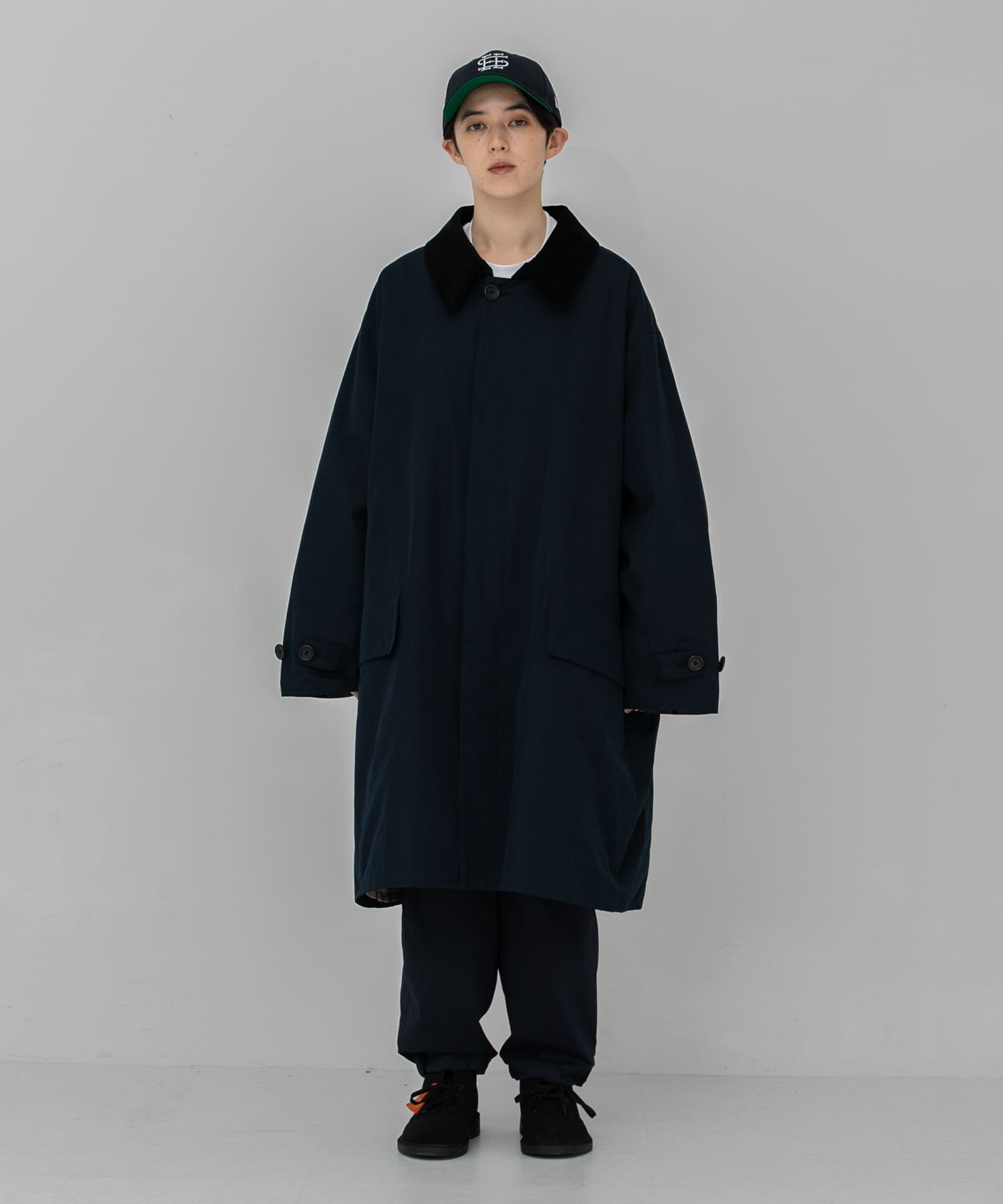 『別注』SEESEE×Barbour 3/4コート[231MCAS066BSM34 