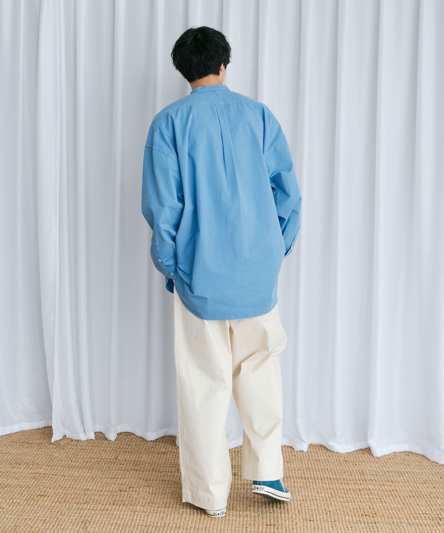 Couleur Meler なかじ バンドカラールーズシャツ[EC34-13N003]｜URBAN
