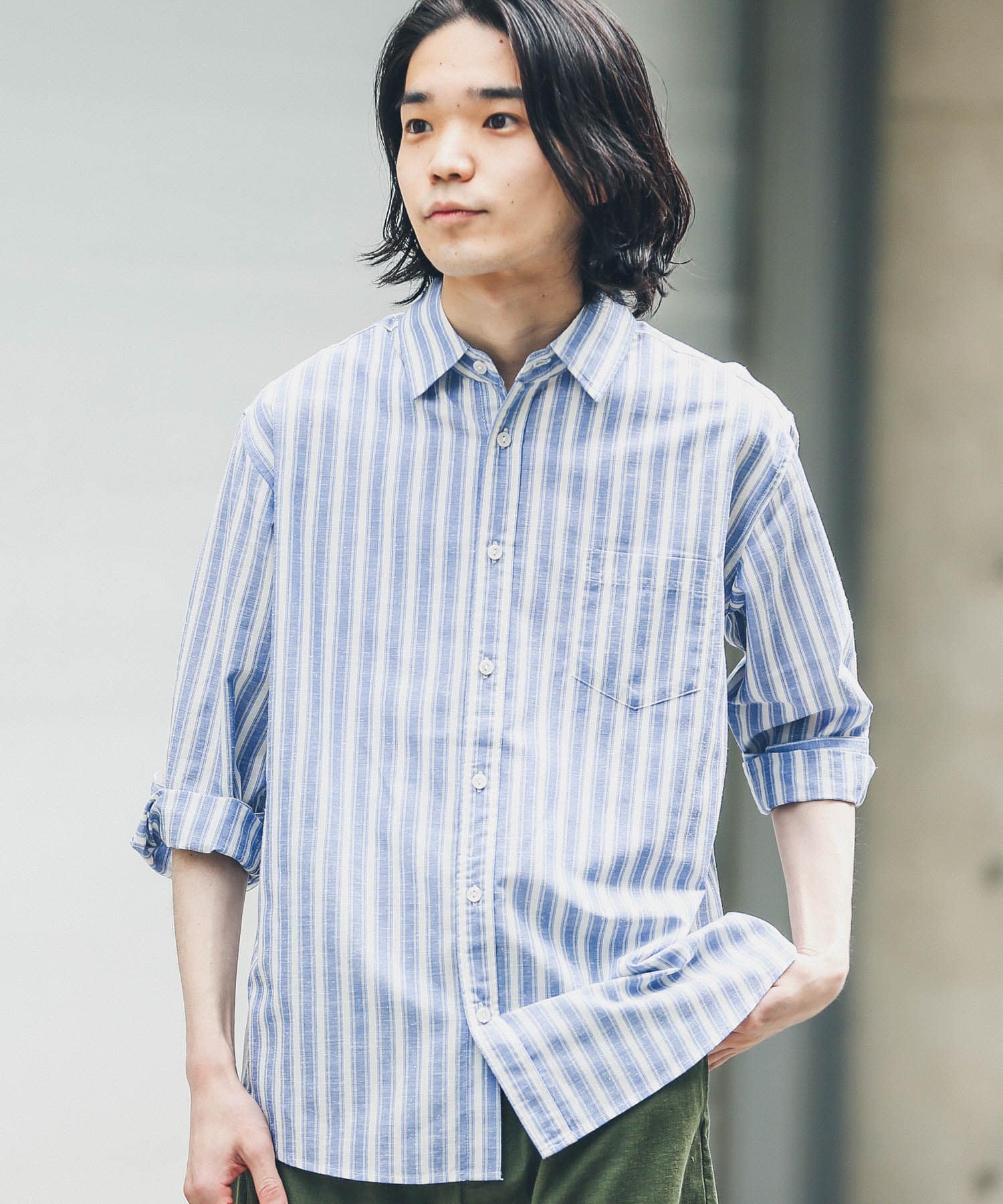 リネン混7分袖シャツ[LA35-13S002]｜URBAN RESEARCH公式ファッション通販