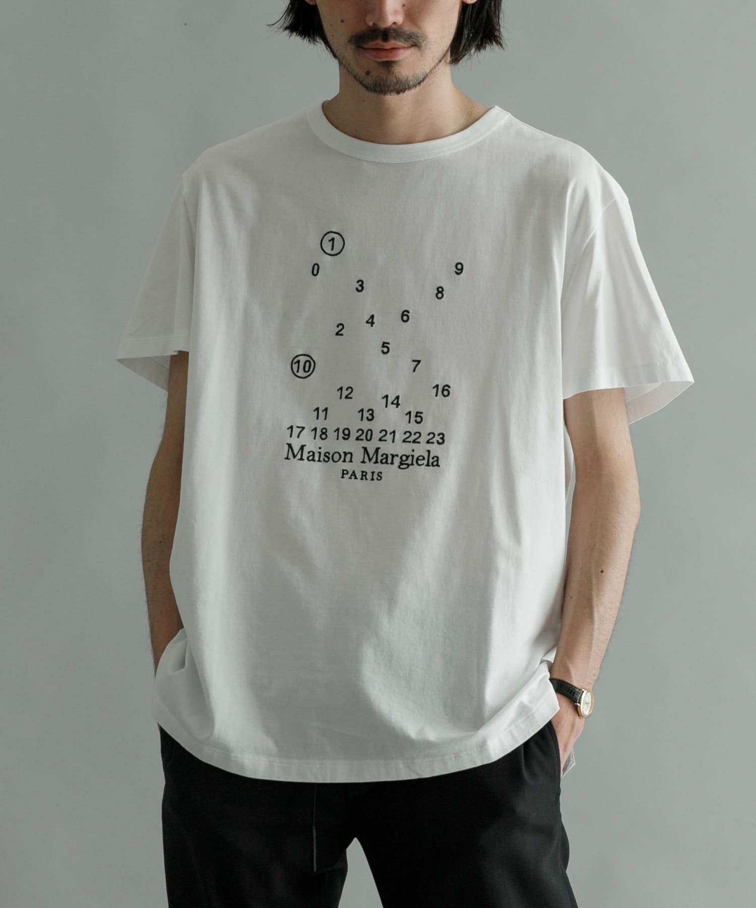 Maison Margiela Bubble emb logo Tshirts[S50GC0684SUM34]｜URBAN 