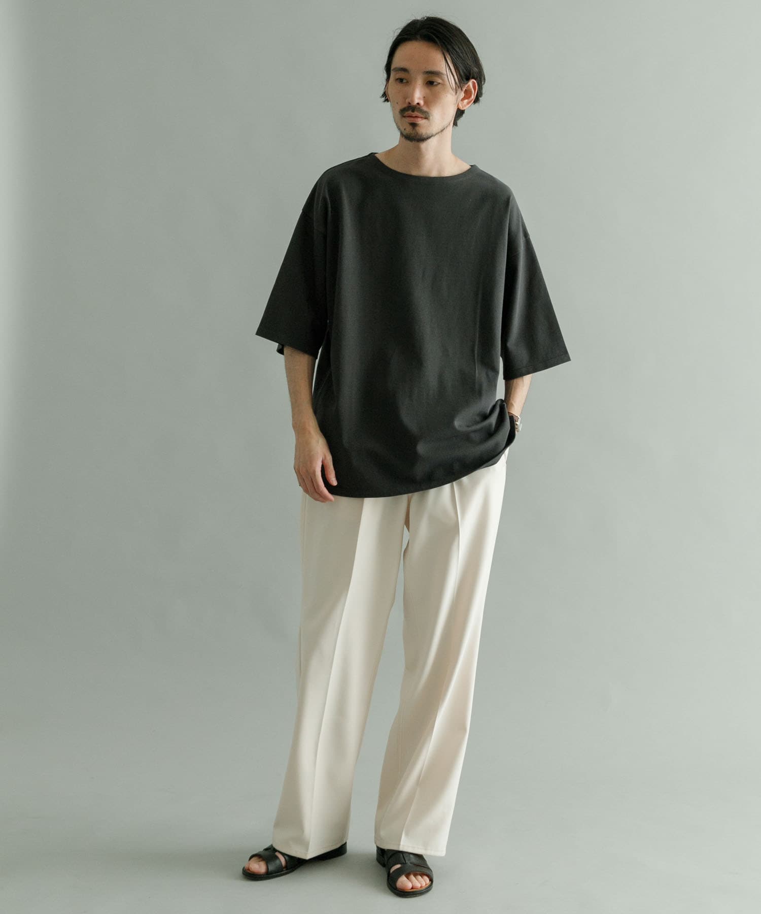 Sサイズあり』USAコットン バスクTシャツ[UR35-11M013]｜URBAN