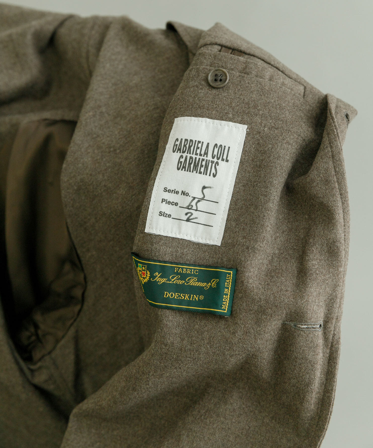 GABRIELA COLL GARMENTS LORO PIANA WOOL COAT[S5-65-UM37]｜URBAN