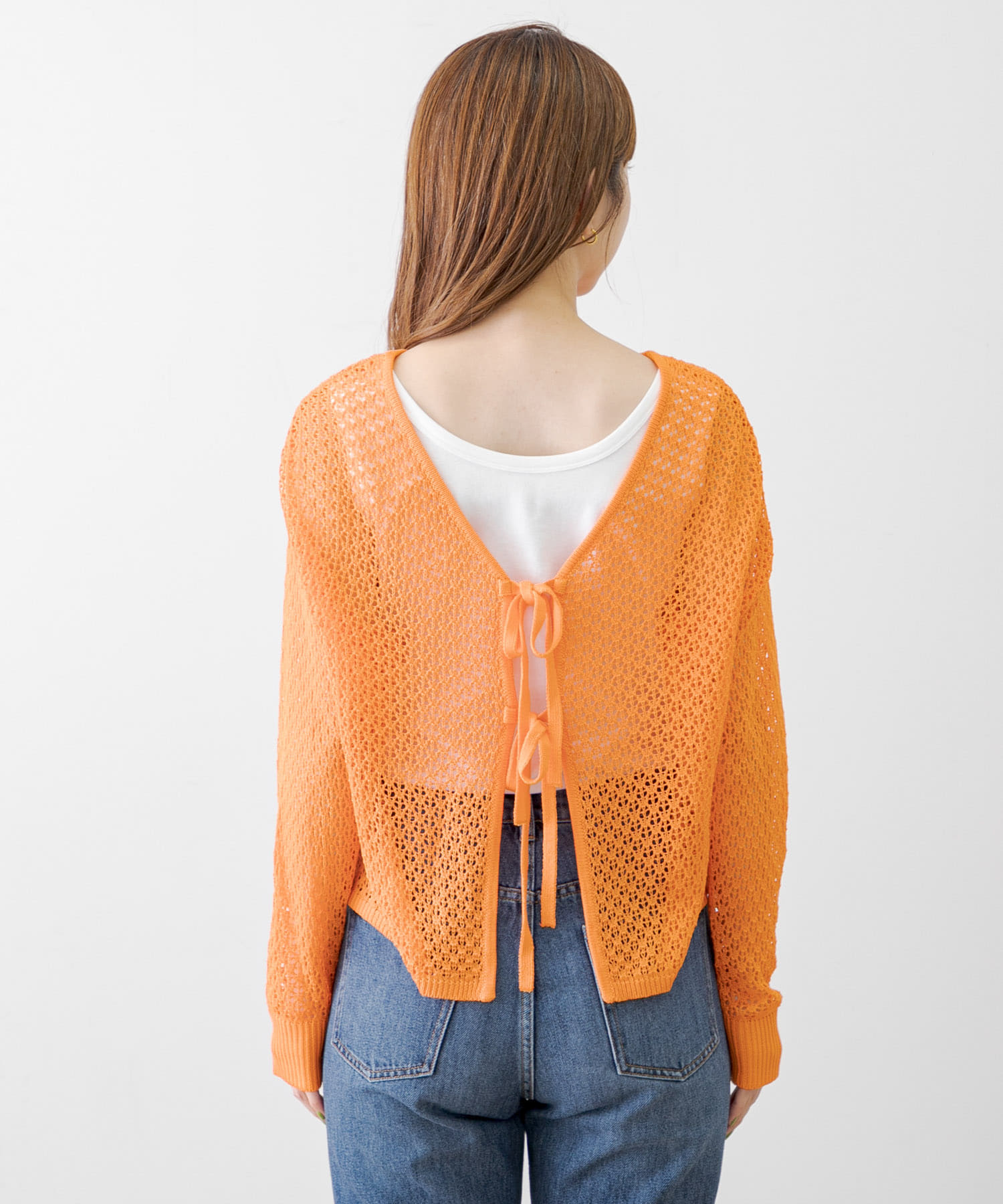 2WAYメッシュリボンニットカーディガン[LA35-22R011]｜URBAN RESEARCH