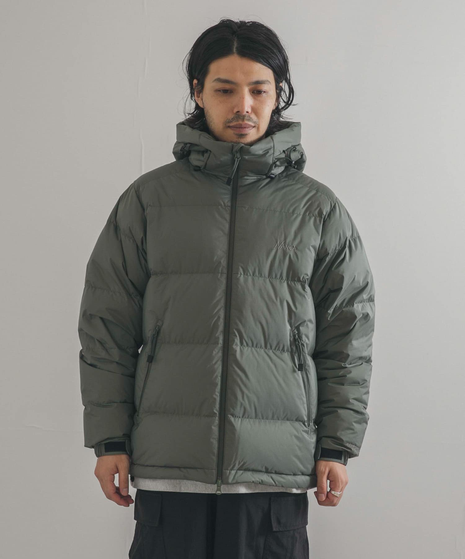 NANGA ×アーバンリサーチ DOORS インナーダウン Olive サイズL