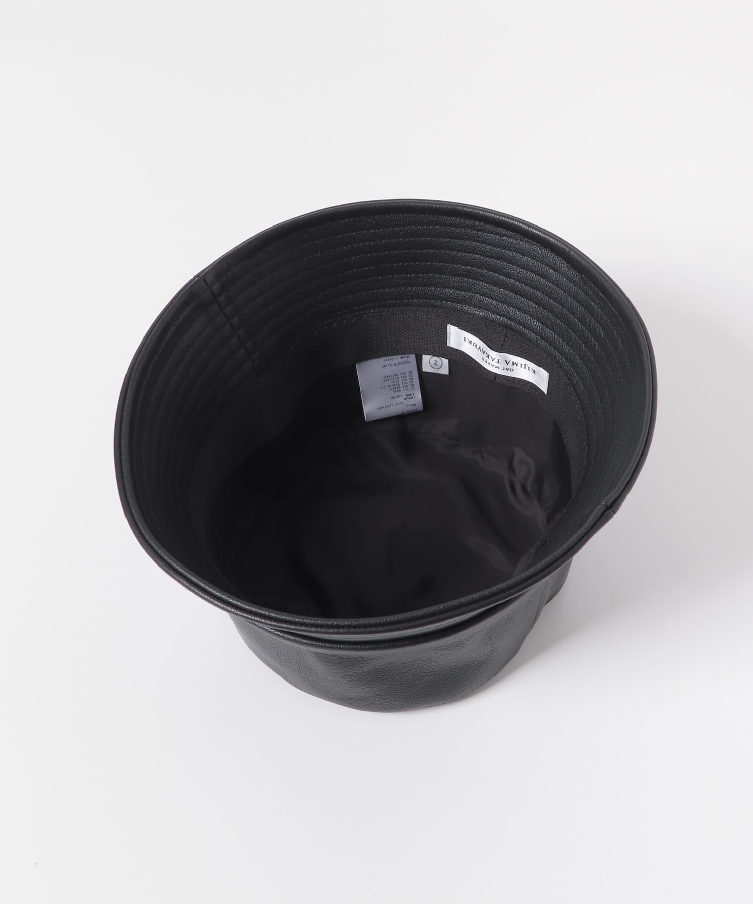 KIJIMA TAKAYUKI GOAT LEATHER BUCKET HAT[232814-DM36]｜URBAN