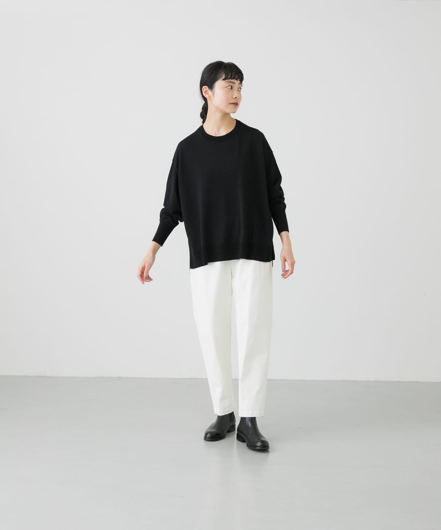新品  URBAN RESEARCH かぐれ コットンストレッチイージーパンツ