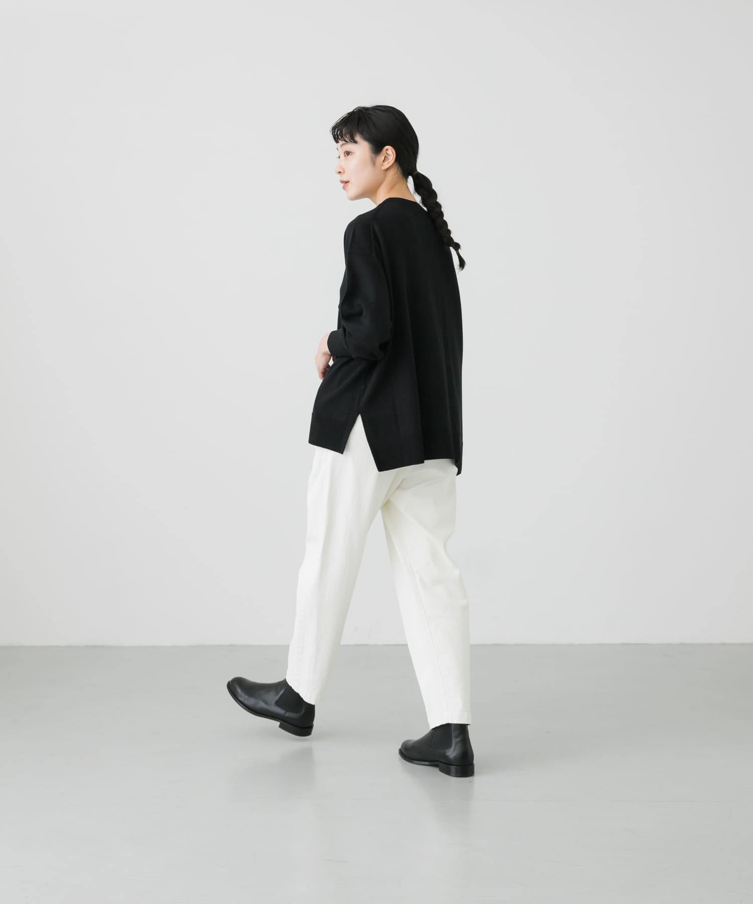 新品  URBAN RESEARCH かぐれ コットンストレッチイージーパンツ