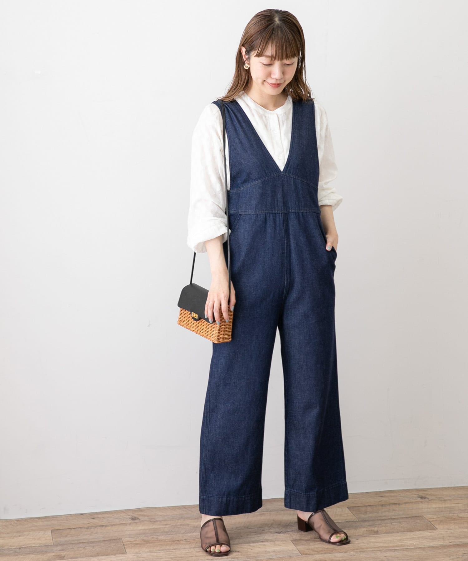 ドビーエアリーコットンギャザーブラウス[LA36-23R604]｜URBAN 