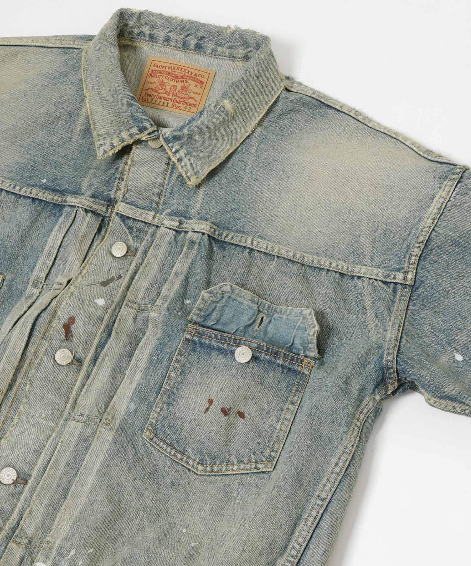 SAINT M×××××× BJ DENIM JACKET[SM-A23-C17-UM36]｜URBAN