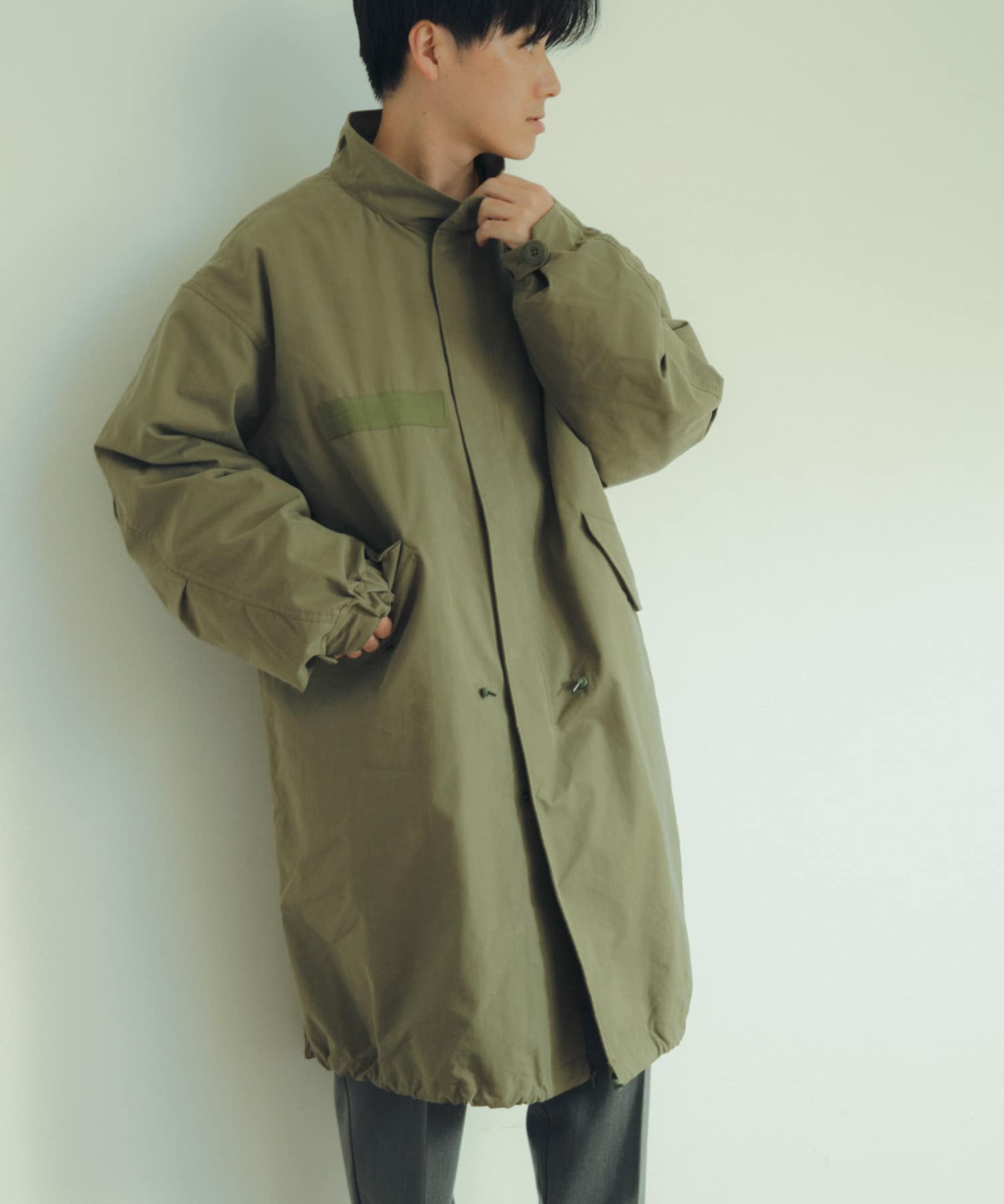 中綿ライナー付 フードレスモッズコート[IT37-17C013]｜URBAN RESEARCH