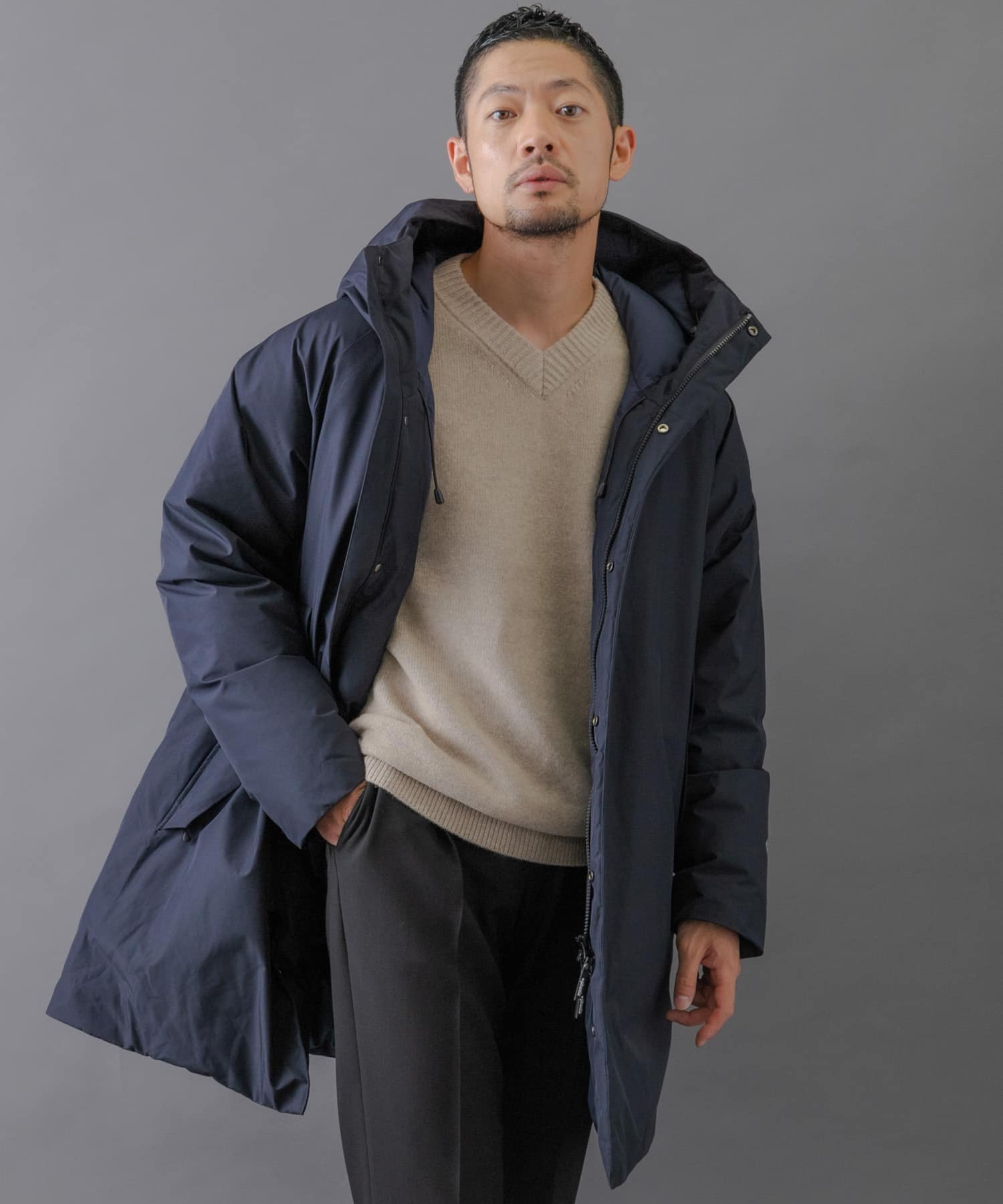 別注』+phenix WINDSTOPPER by GORE-TEX LABS ダウンコート[poo-23088