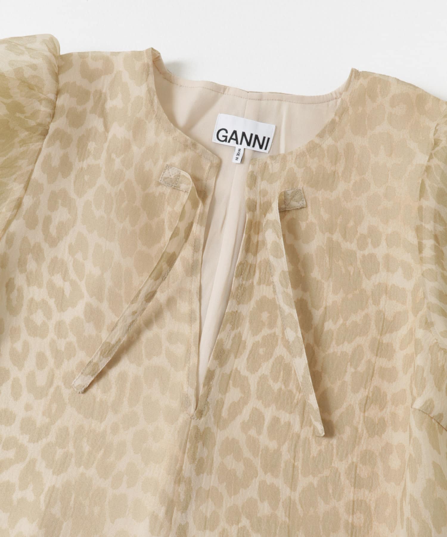 GANNI Organza A-shaped Dress[F8491-UL37]｜URBAN RESEARCH公式