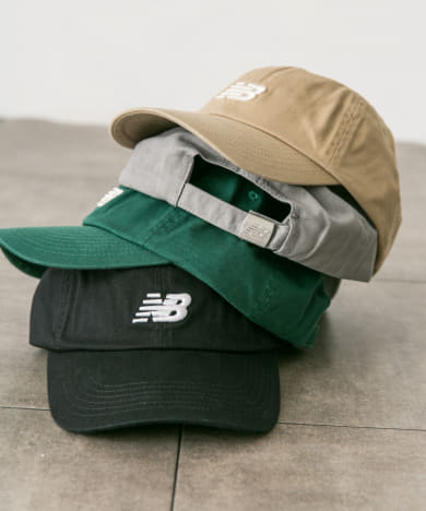 NEW BALANCE　カーブドブリムNBキャップ