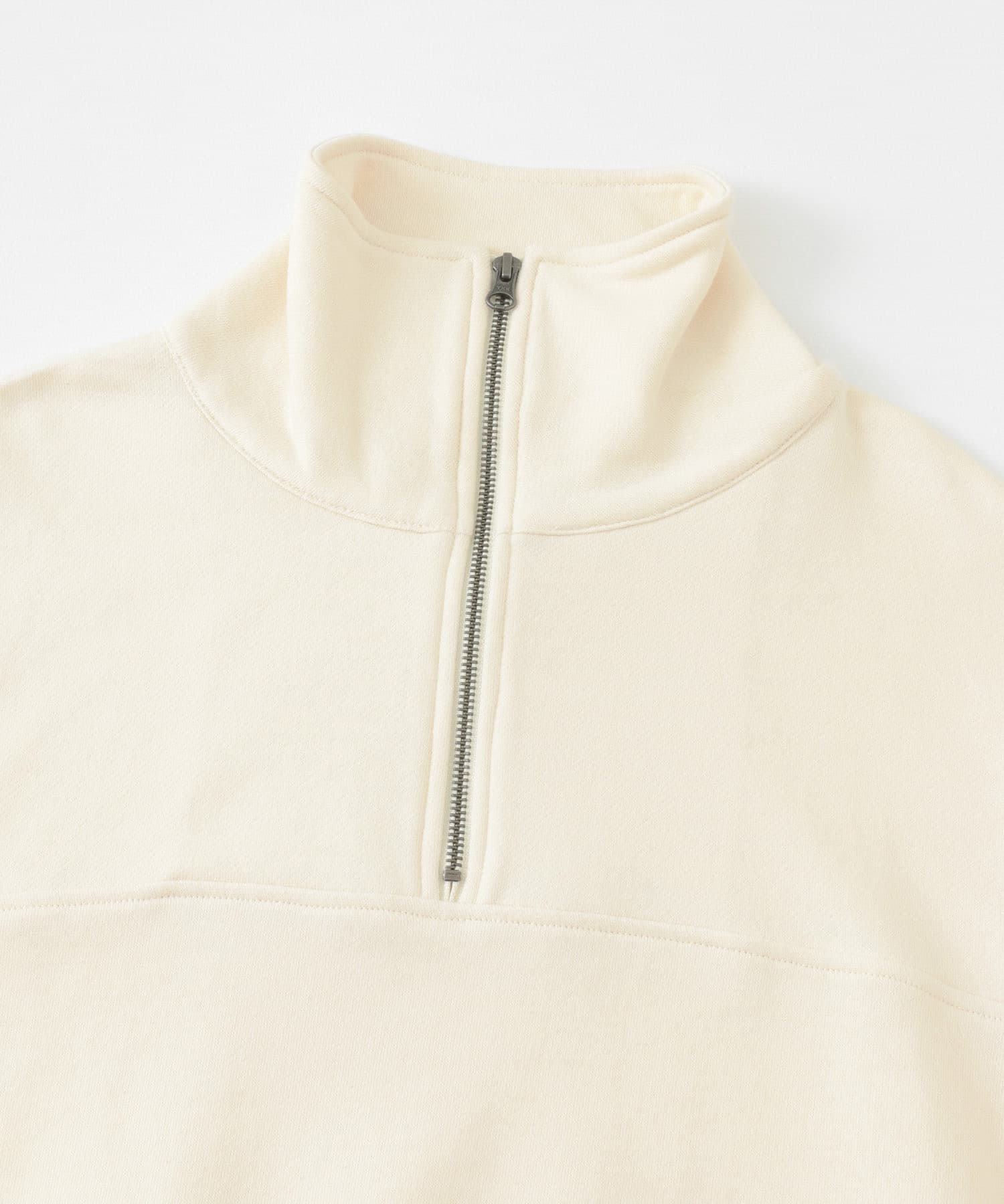 新品】レザレクション ハーフジップ プルオーバー 白 メンズL