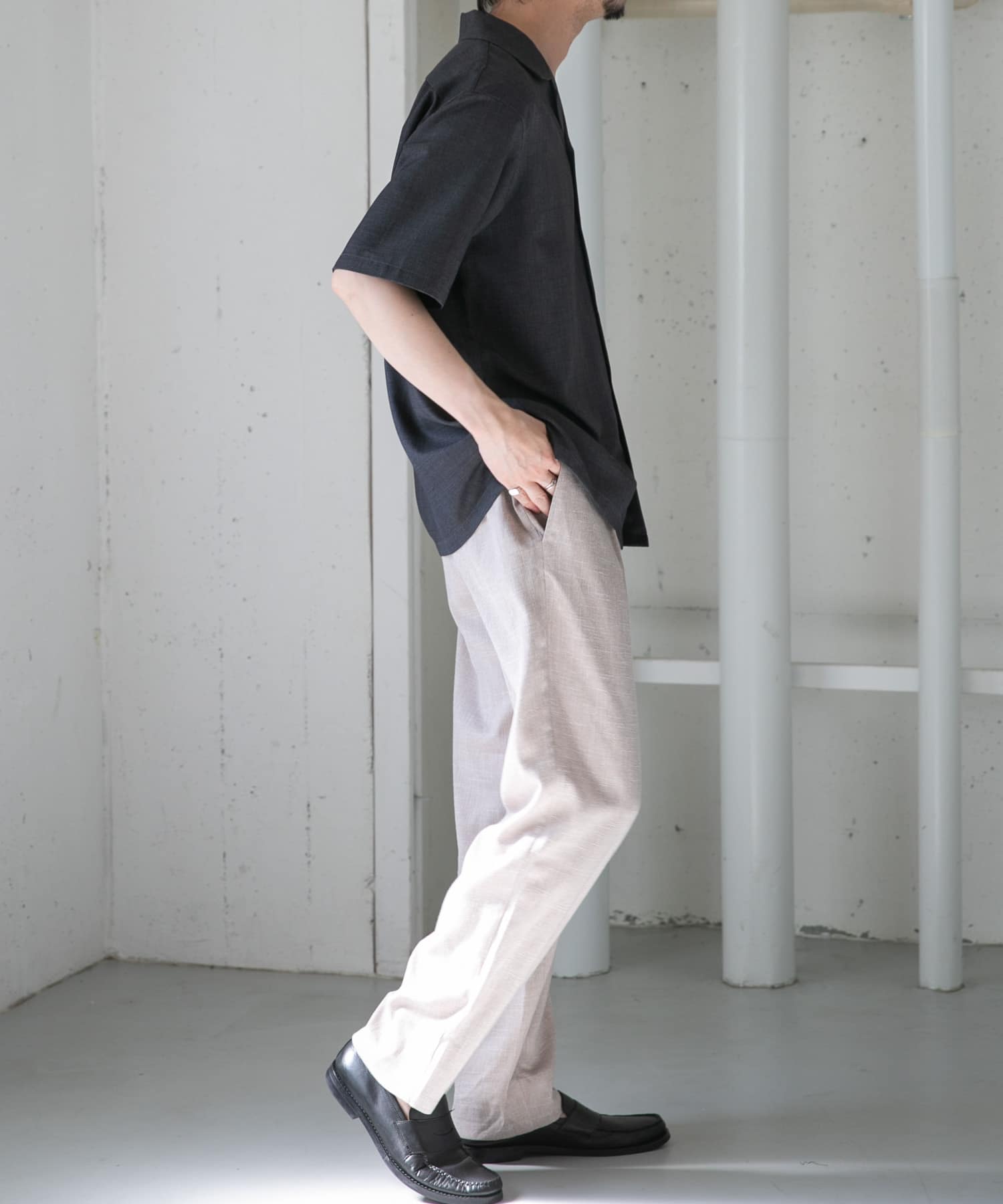XLサイズあり』『WEB限定』LINEN LIKEリラックスパンツ[RA45