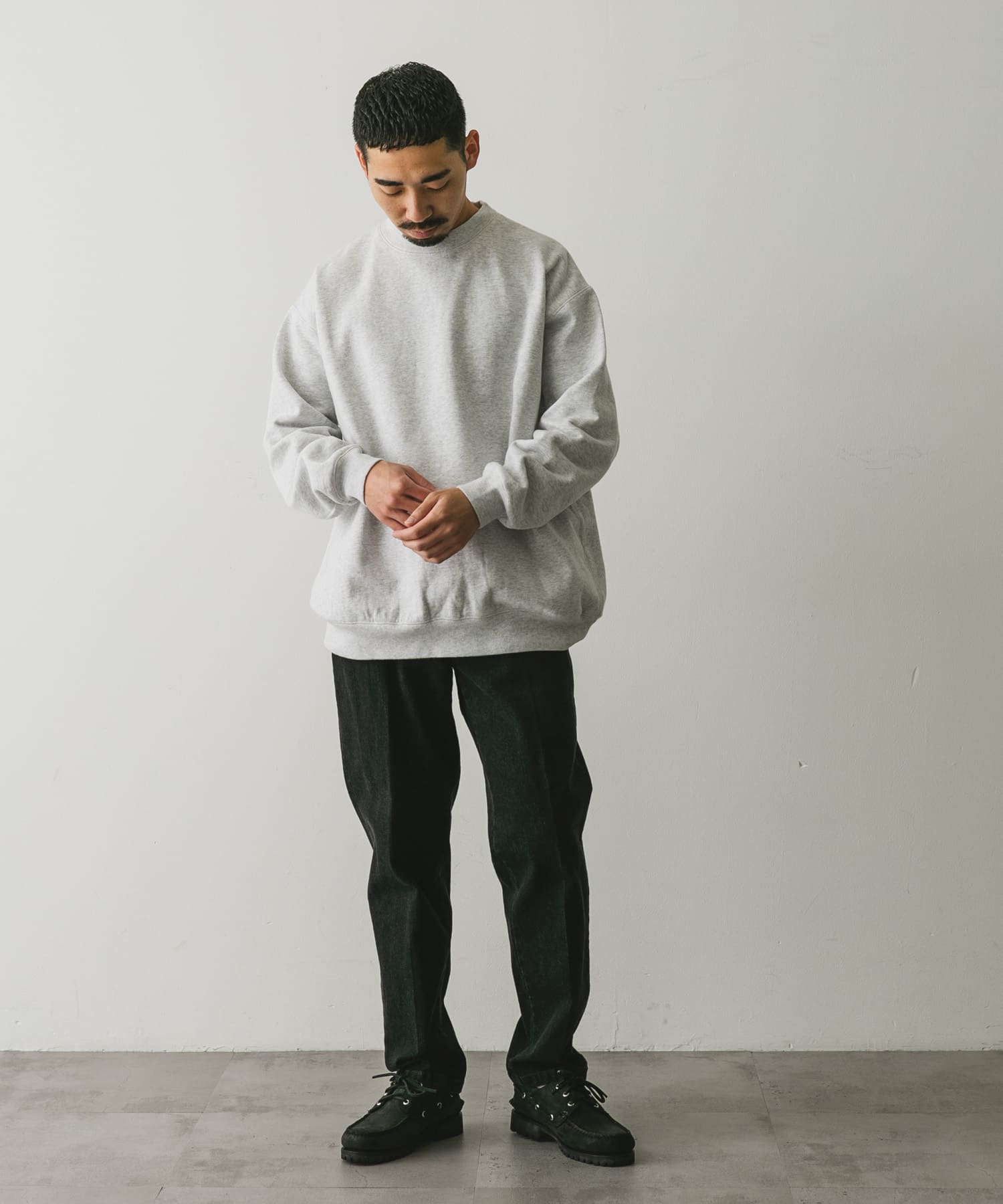 XLサイズ/WEB限定』裏起毛クルーネックスウェット[DR47-11H707