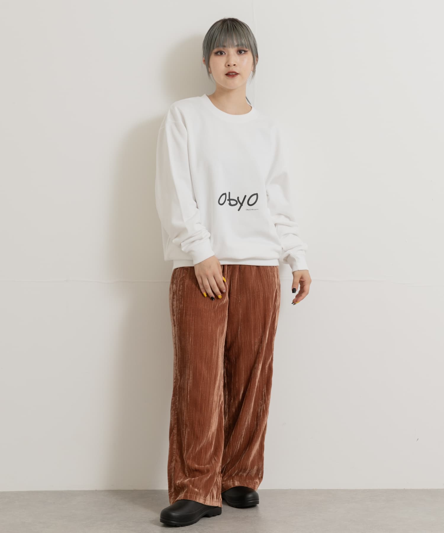 circa make wide half zip sweat top | 77circa(ナナナナサーカ