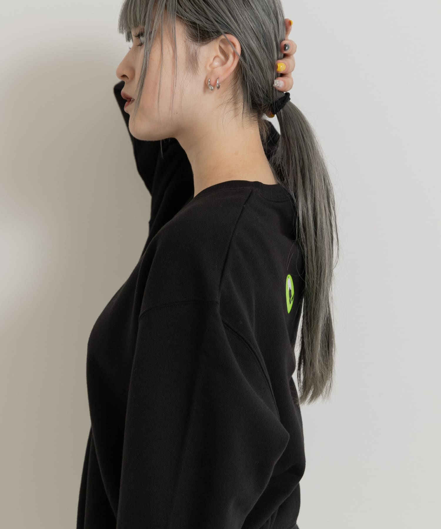 77circa cats eye print sweat[oo24aw-02-T47]｜URBAN RESEARCH