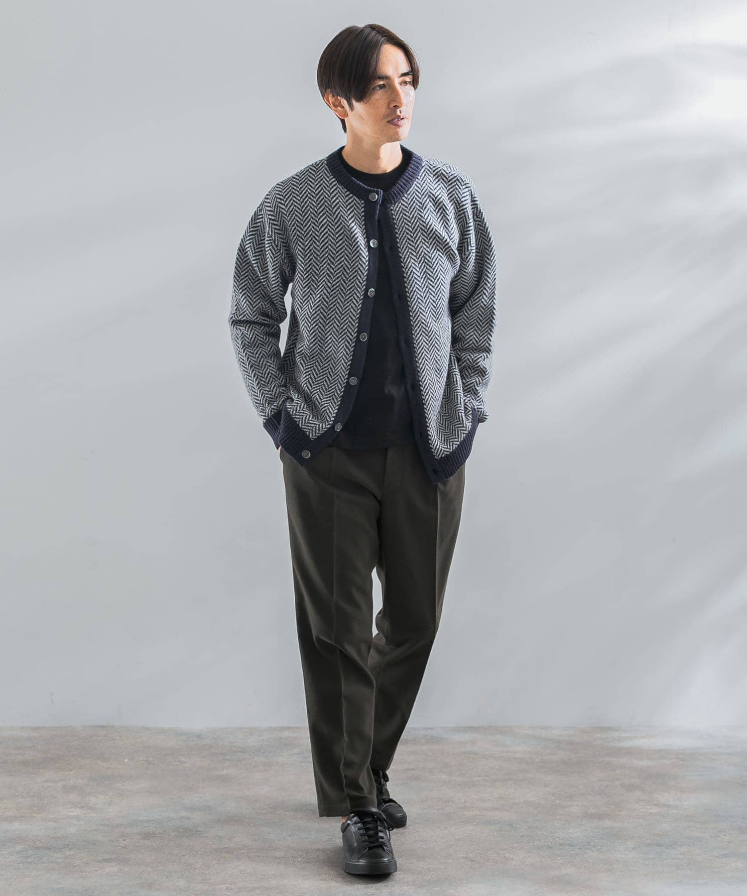 新品タグ付き』RRL ダブルアールエル ニット カーディガン グレー M