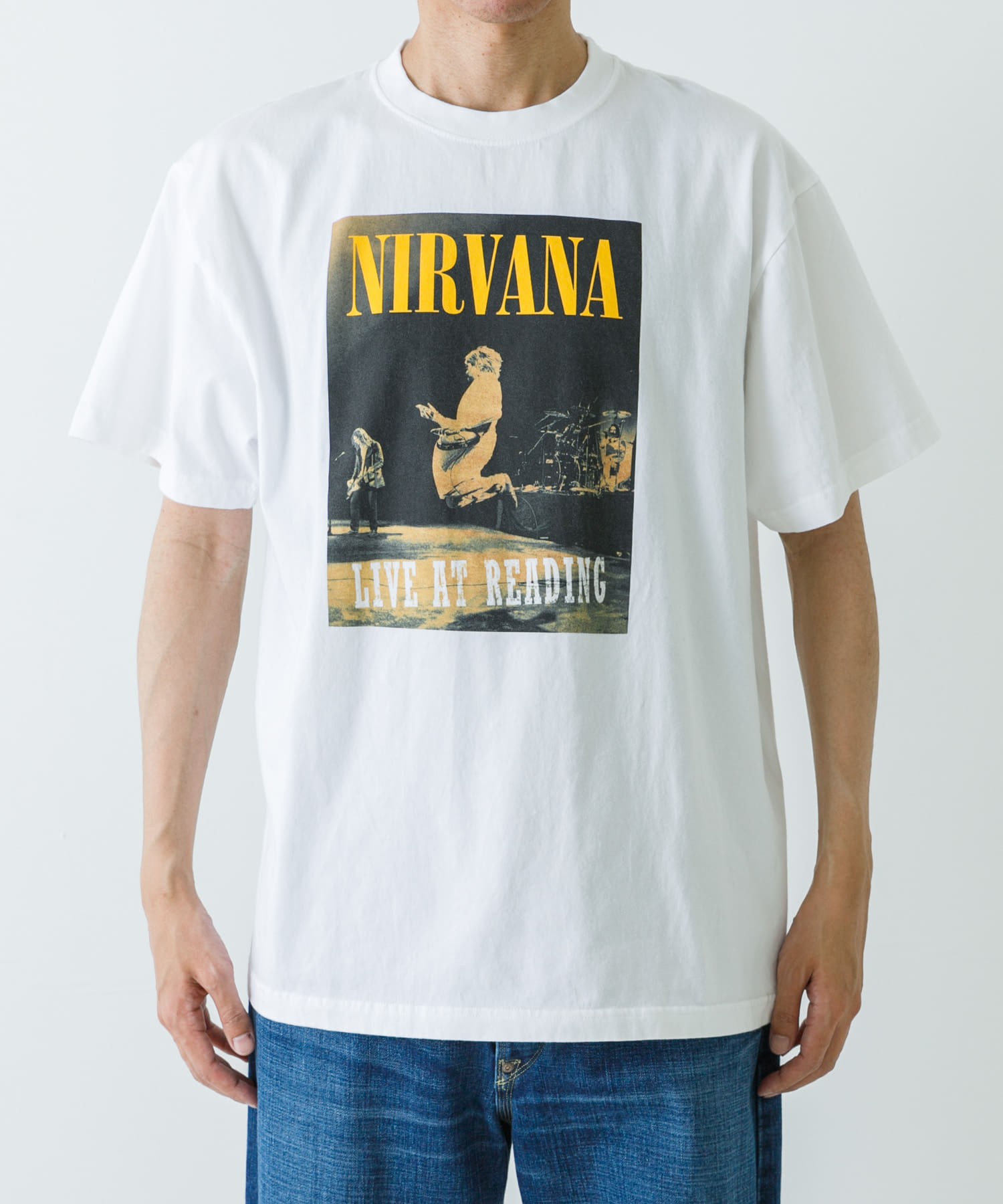 GOOD ROCK SPEED NIRVANA SHORT-SLEEVE T-SHIRTS[UMA4-25NVN003W