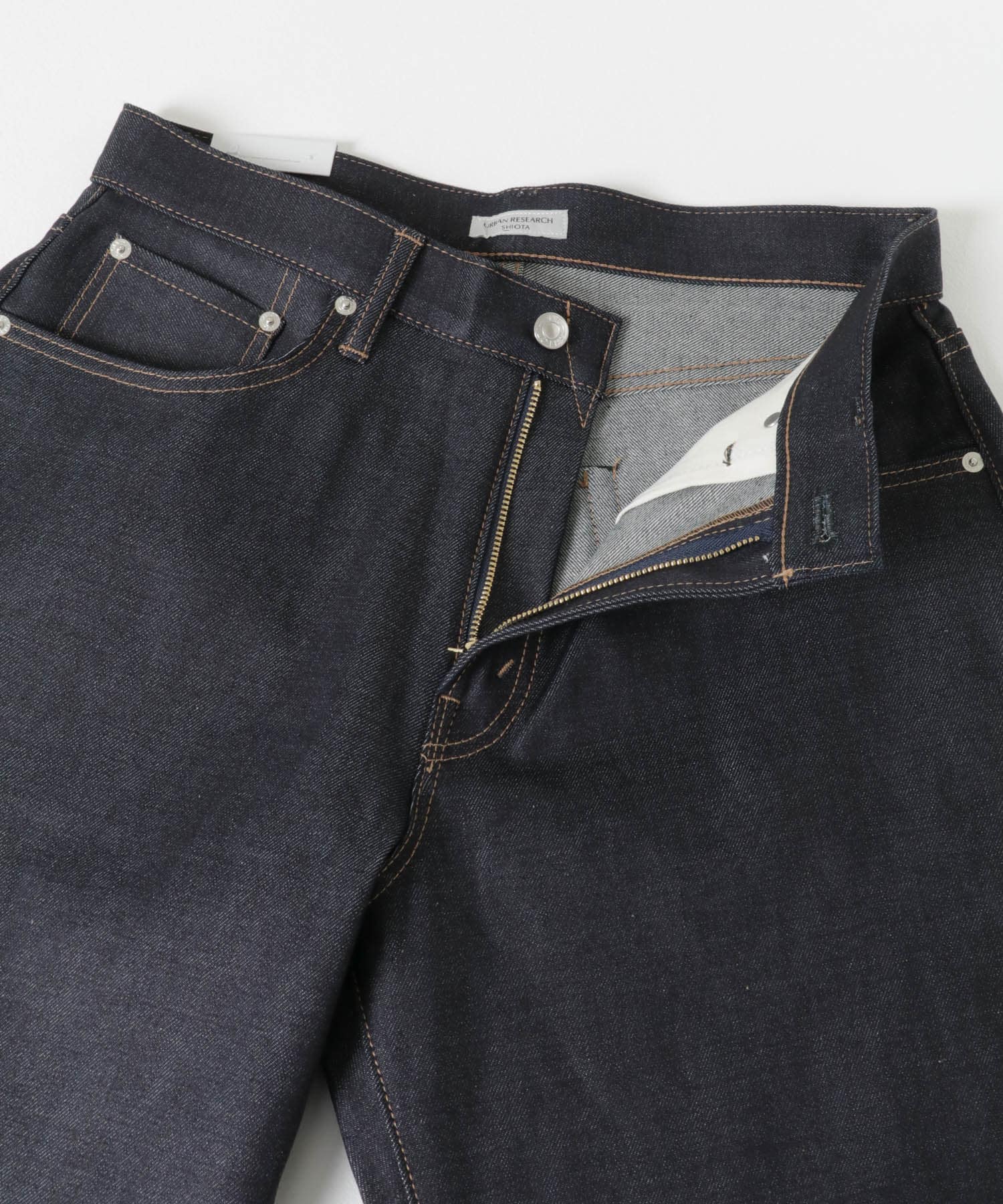 SHIOTA スーピマDENIM PANTSワイド#BOB[UMA4-14B001]｜URBAN